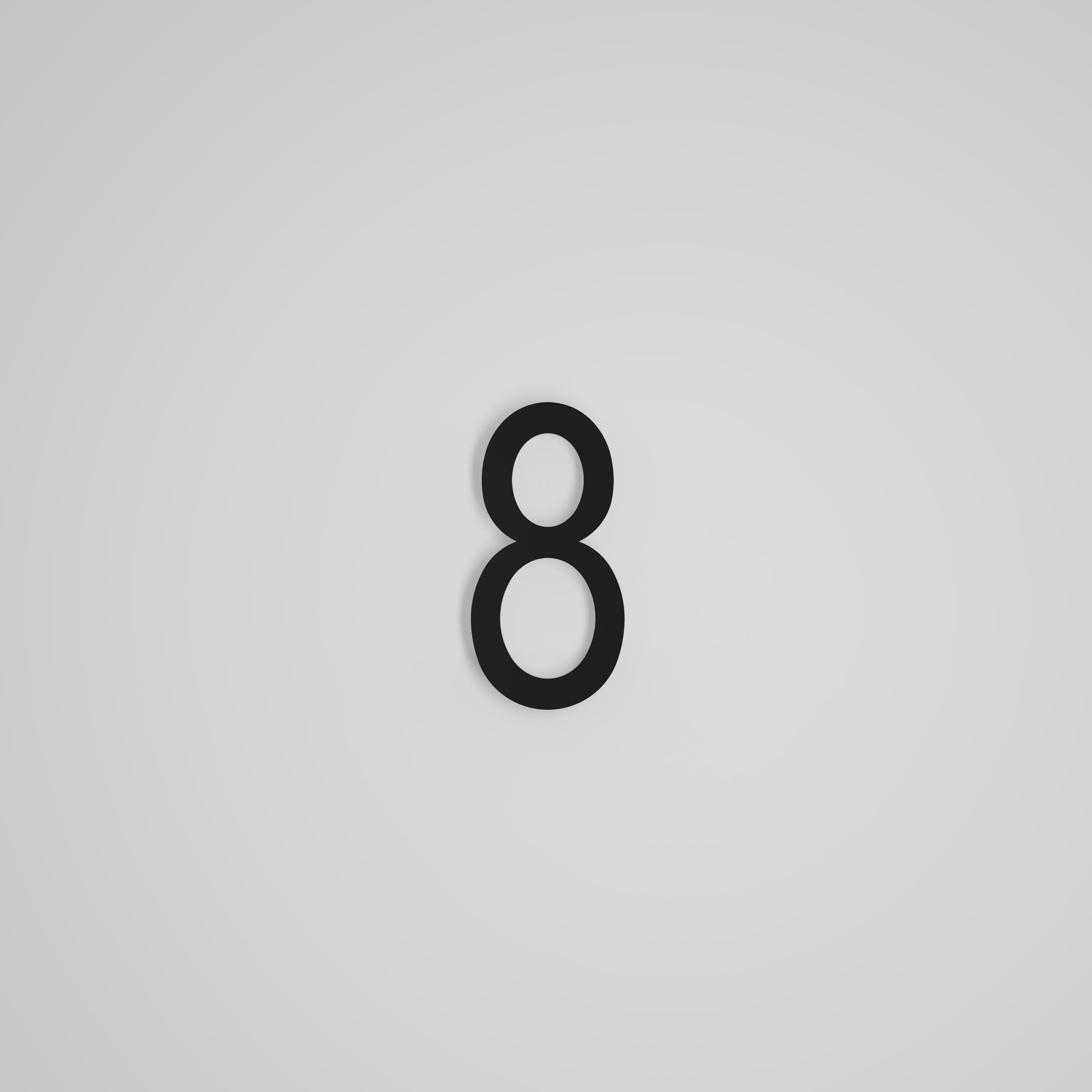 6 inch Floating Address Numbers [1711]