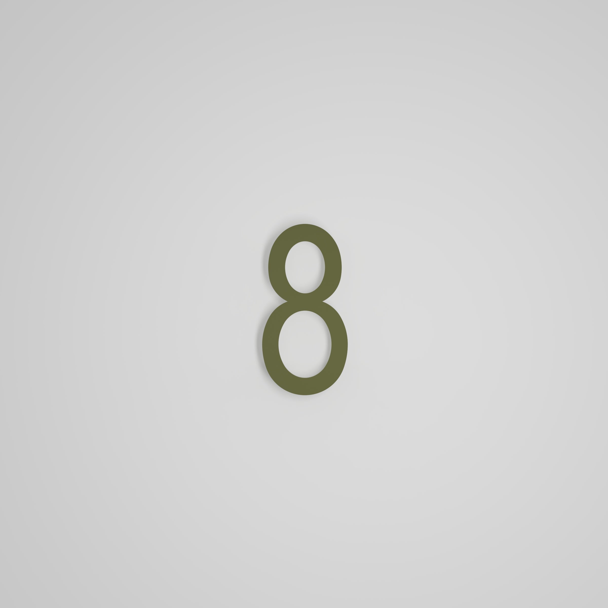 6 inch Floating Address Numbers [1711]