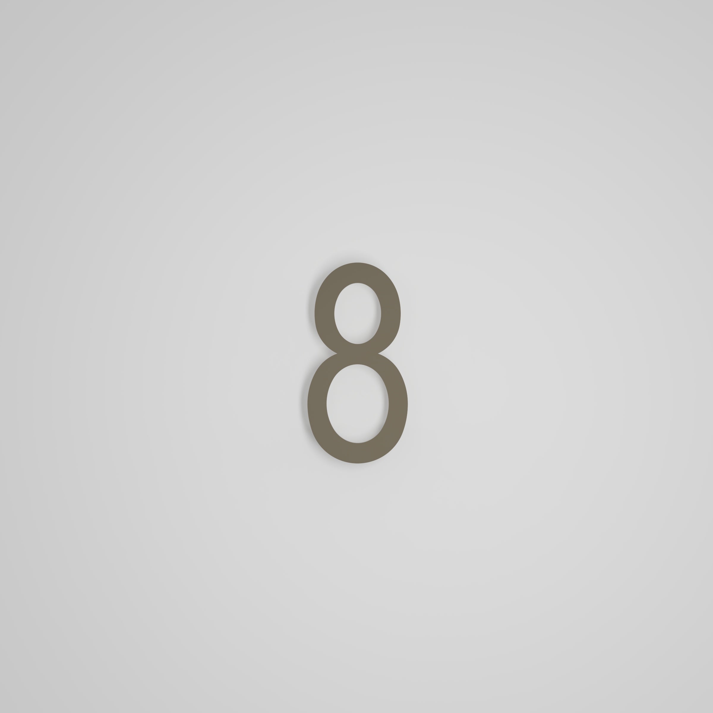 6 inch Floating Address Numbers [1711]