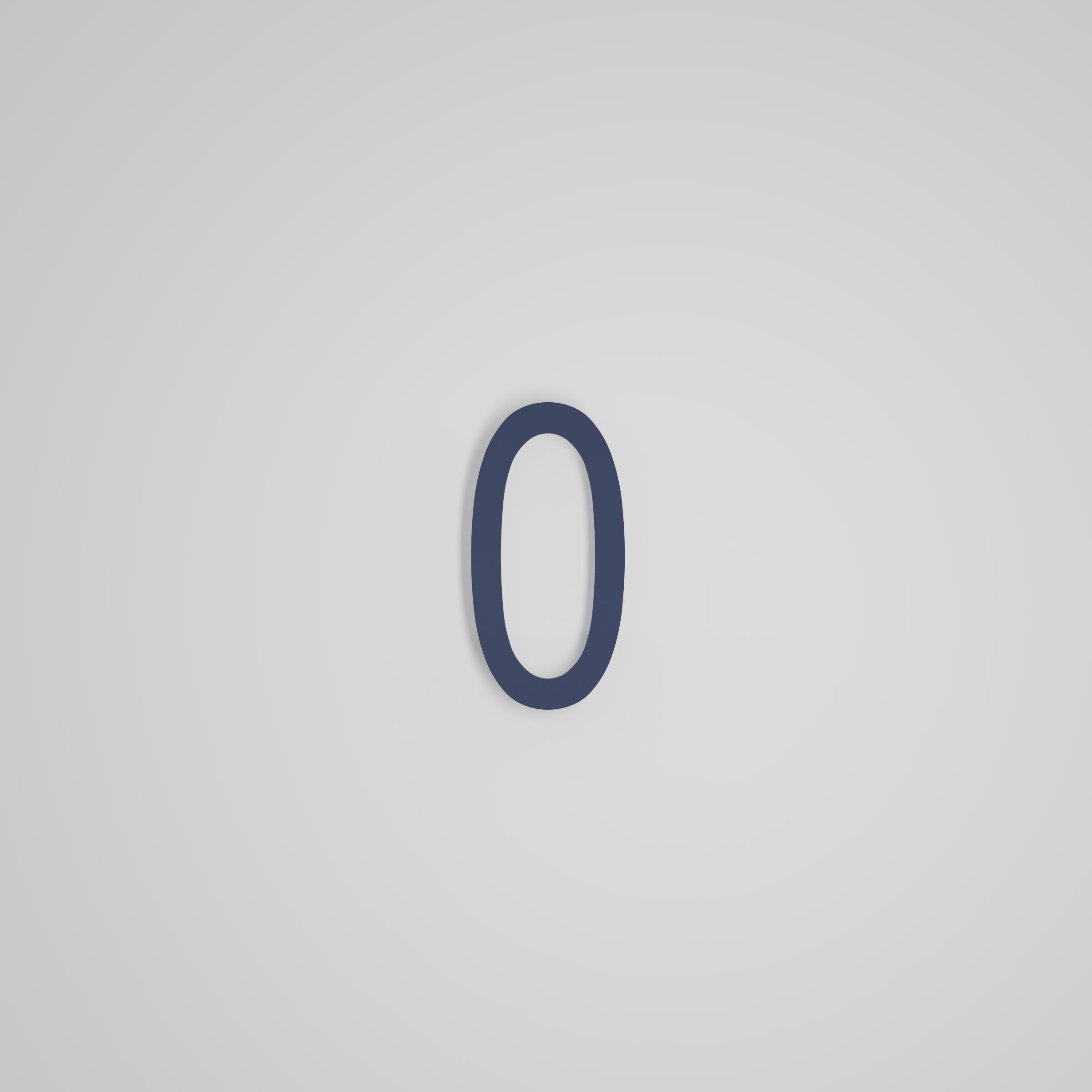 6 inch Floating Address Numbers [1711]