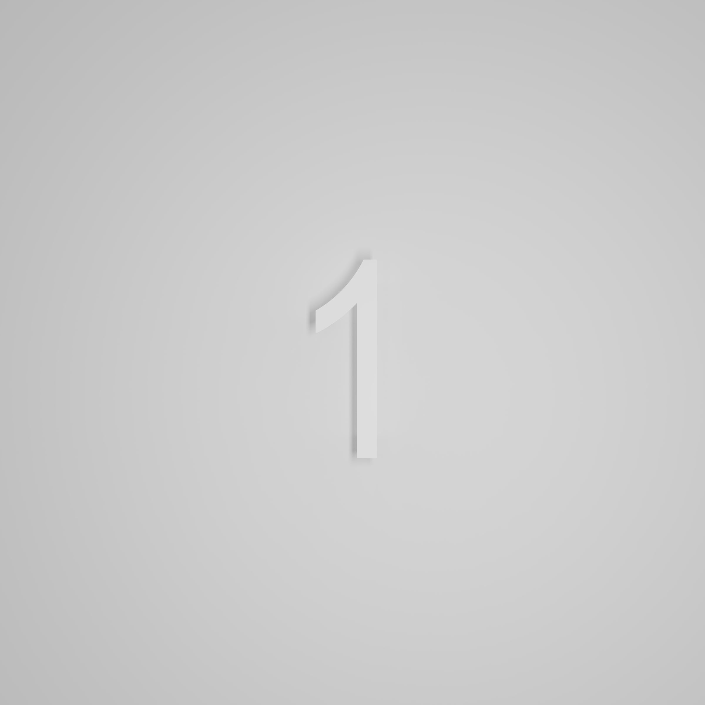 6 inch Floating Address Numbers [1711]
