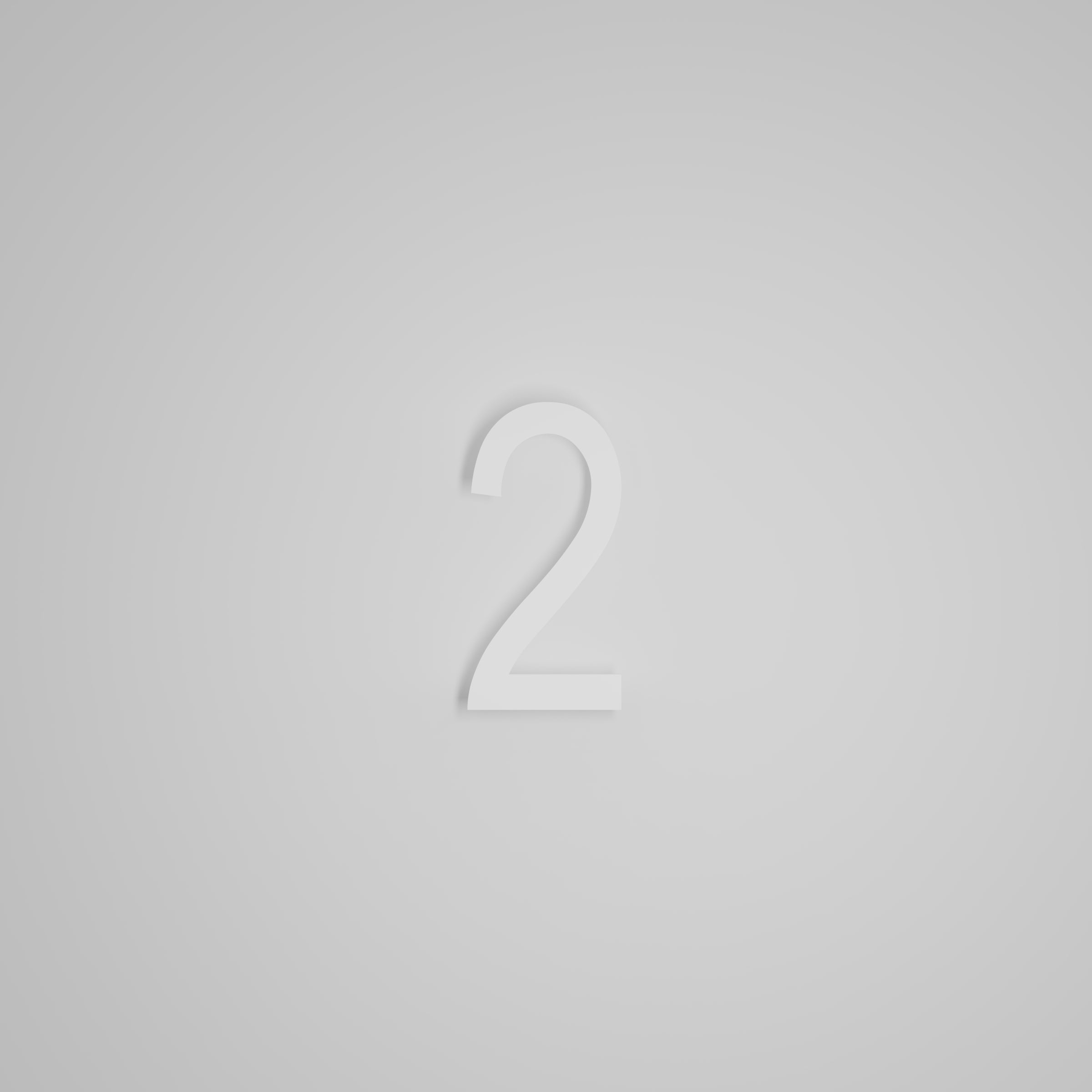 6 inch Floating Address Numbers [1711]