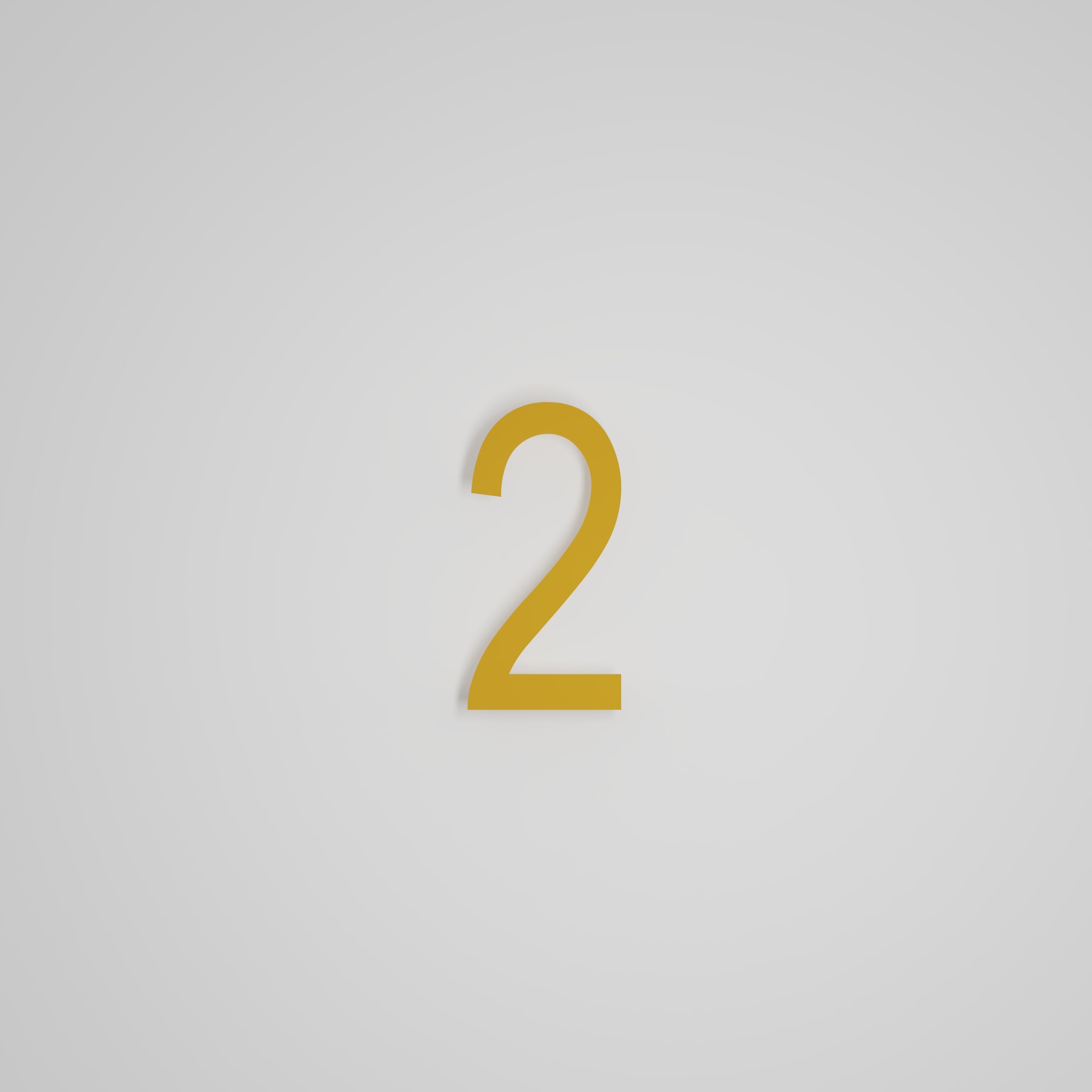 6 inch Floating Address Numbers [1711]