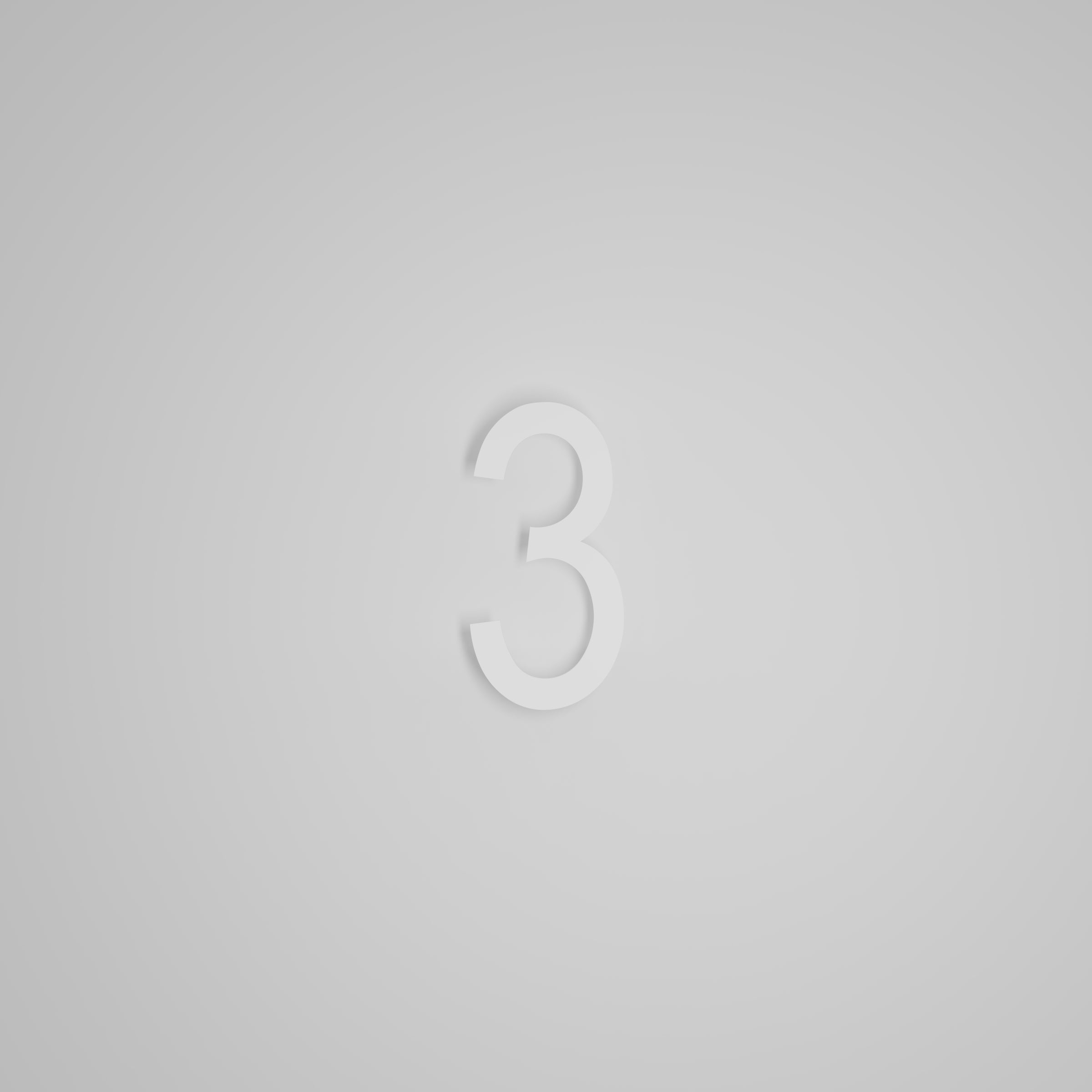 6 inch Floating Address Numbers [1711]