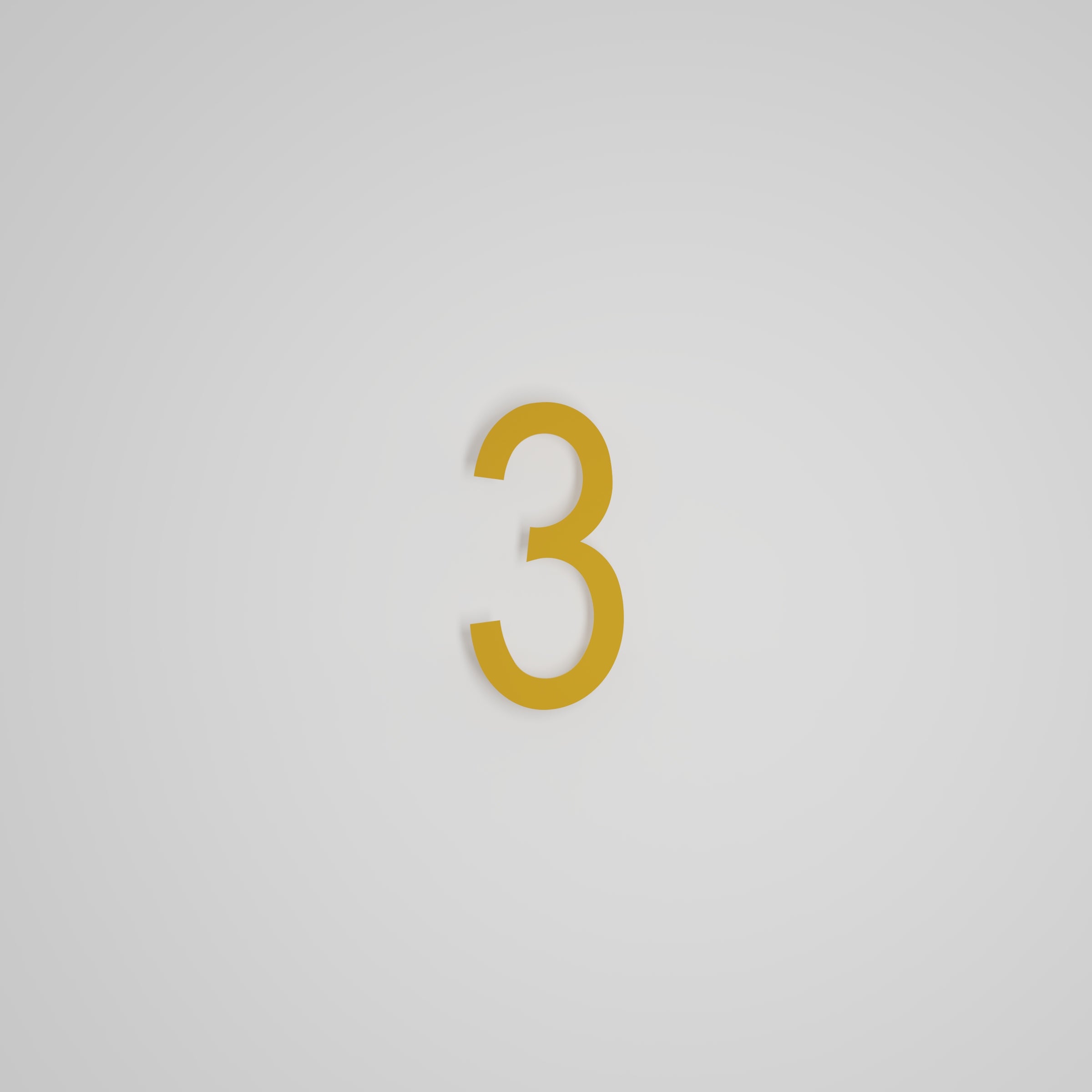 6 inch Floating Address Numbers [1711]