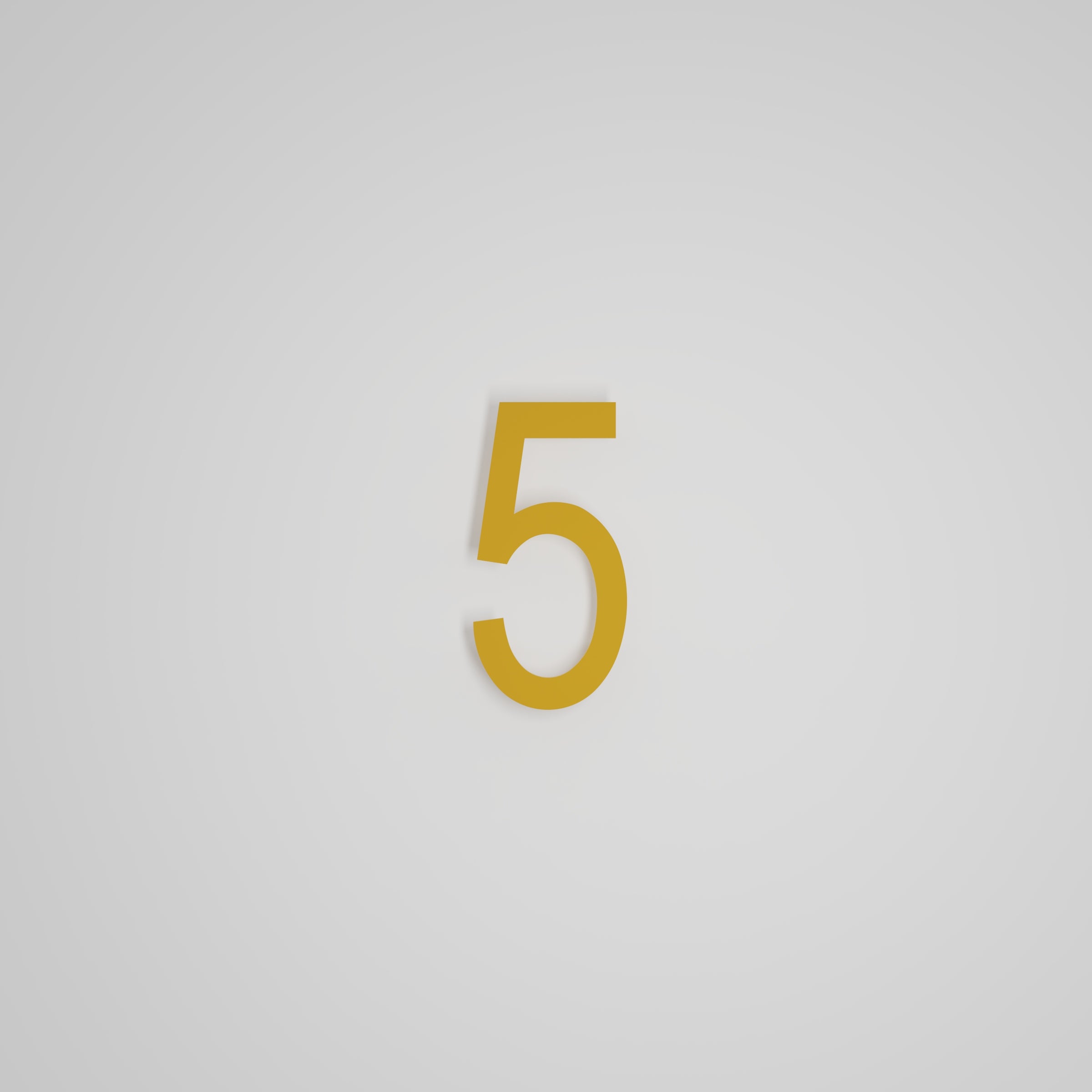 6 inch Floating Address Numbers [1711]