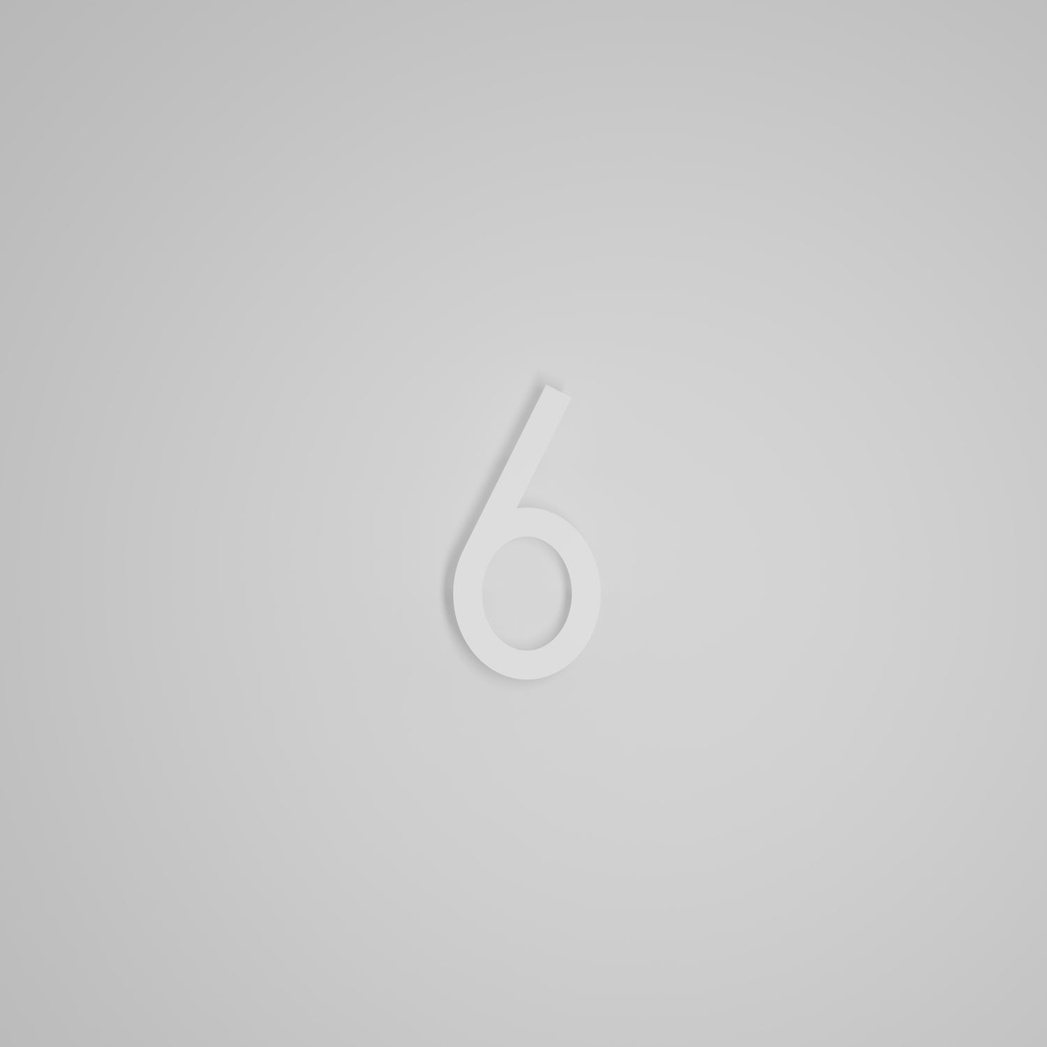 6 inch Floating Address Numbers [1711]