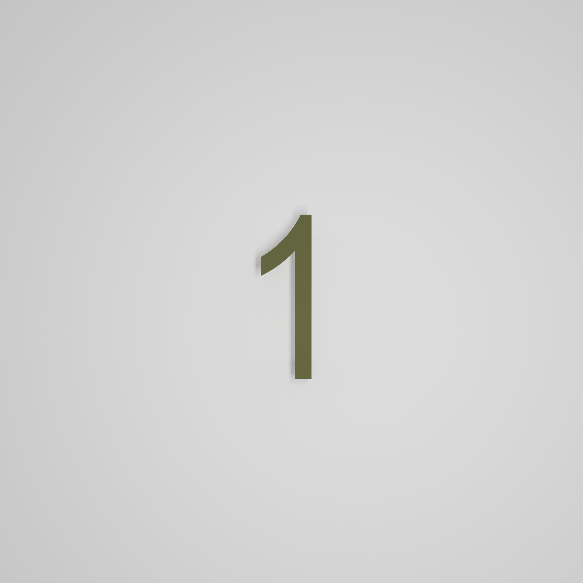 6 inch Floating Address Numbers [1711]