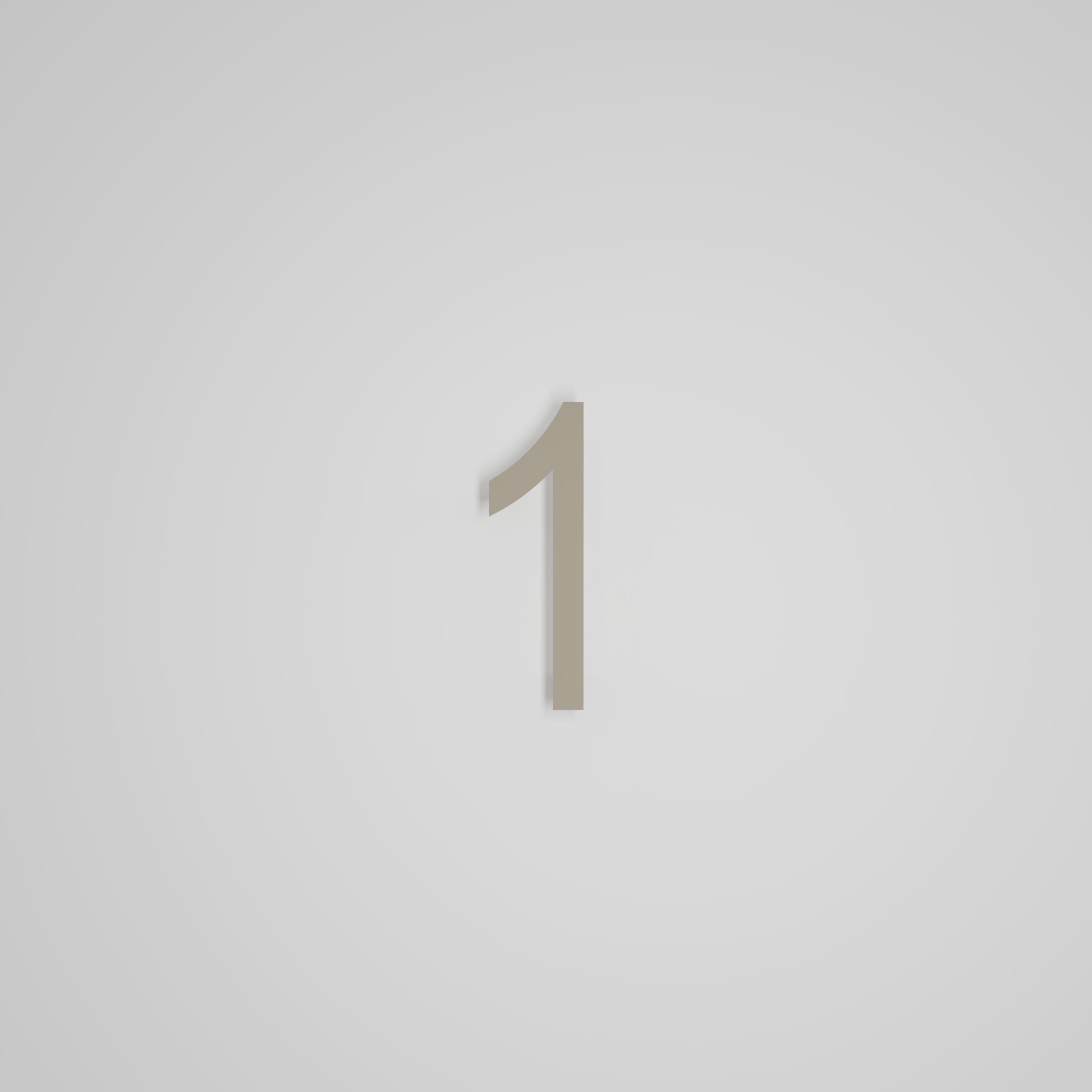 6 inch Floating Address Numbers [1711]