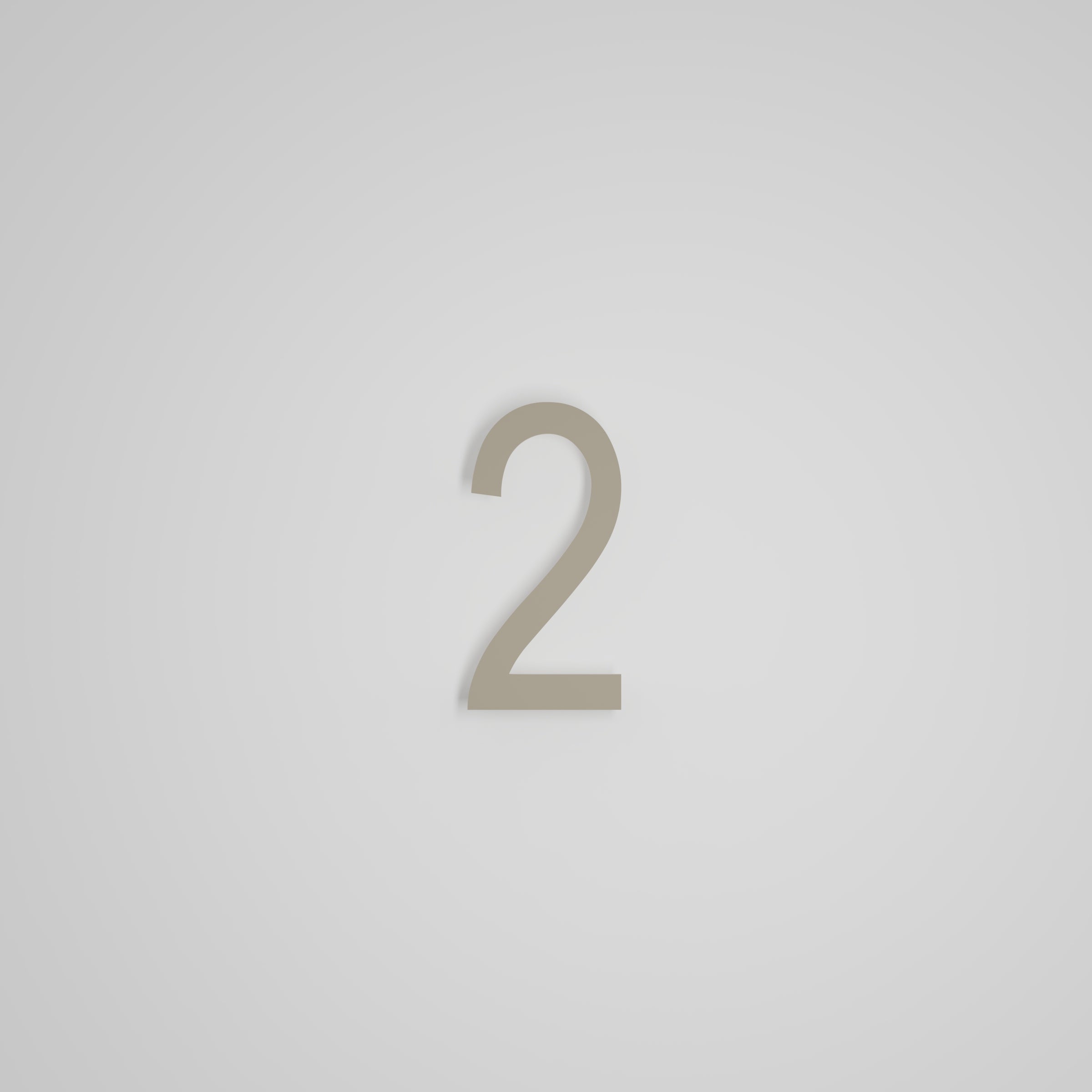 6 inch Floating Address Numbers [1711]