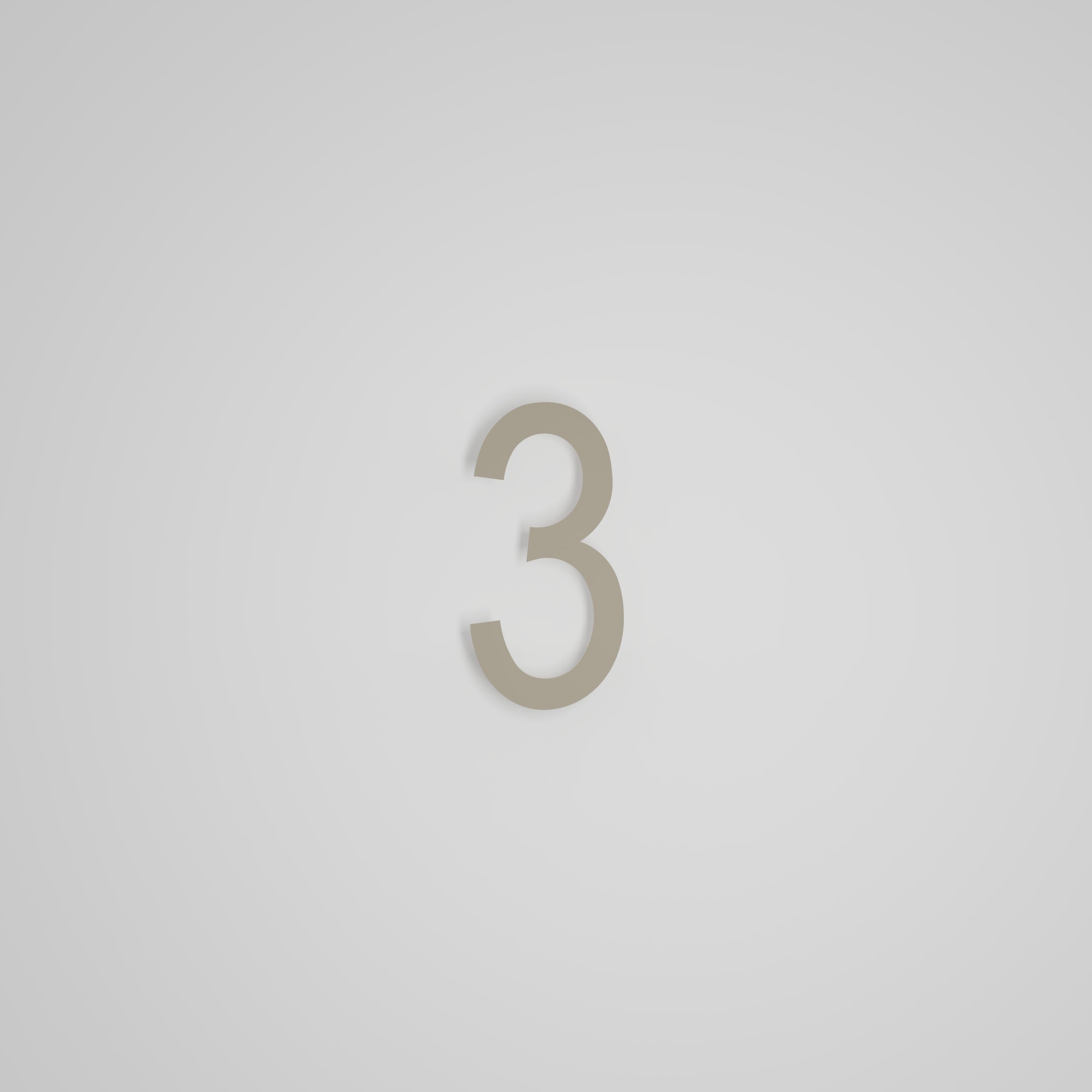 6 inch Floating Address Numbers [1711]