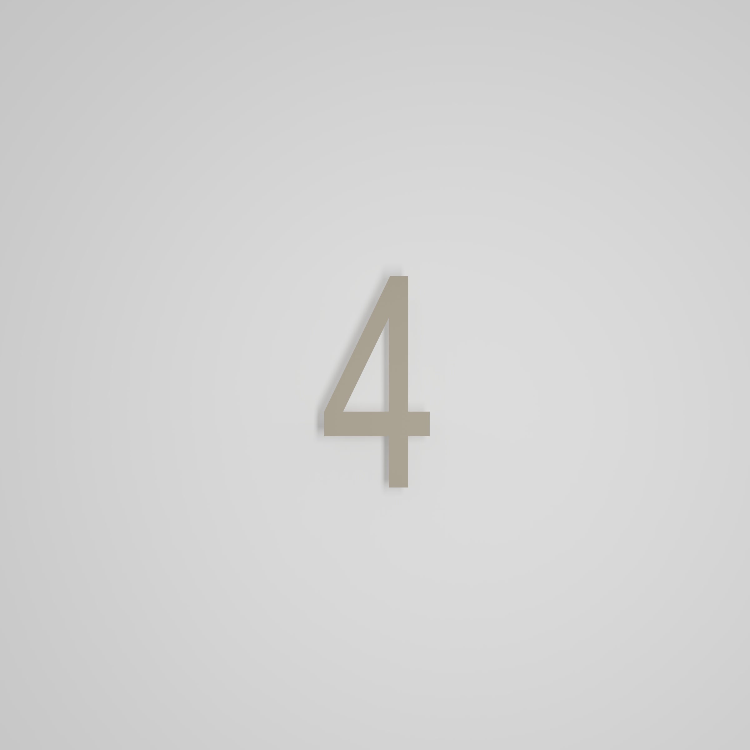 6 inch Floating Address Numbers [1711]