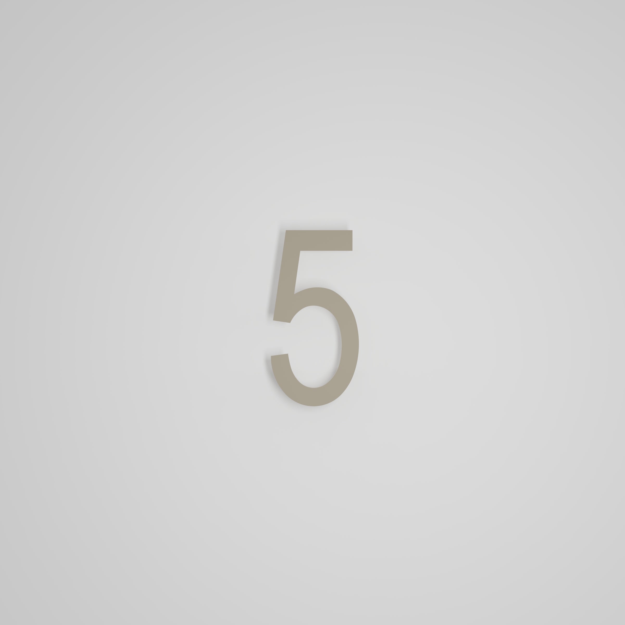 6 inch Floating Address Numbers [1711]