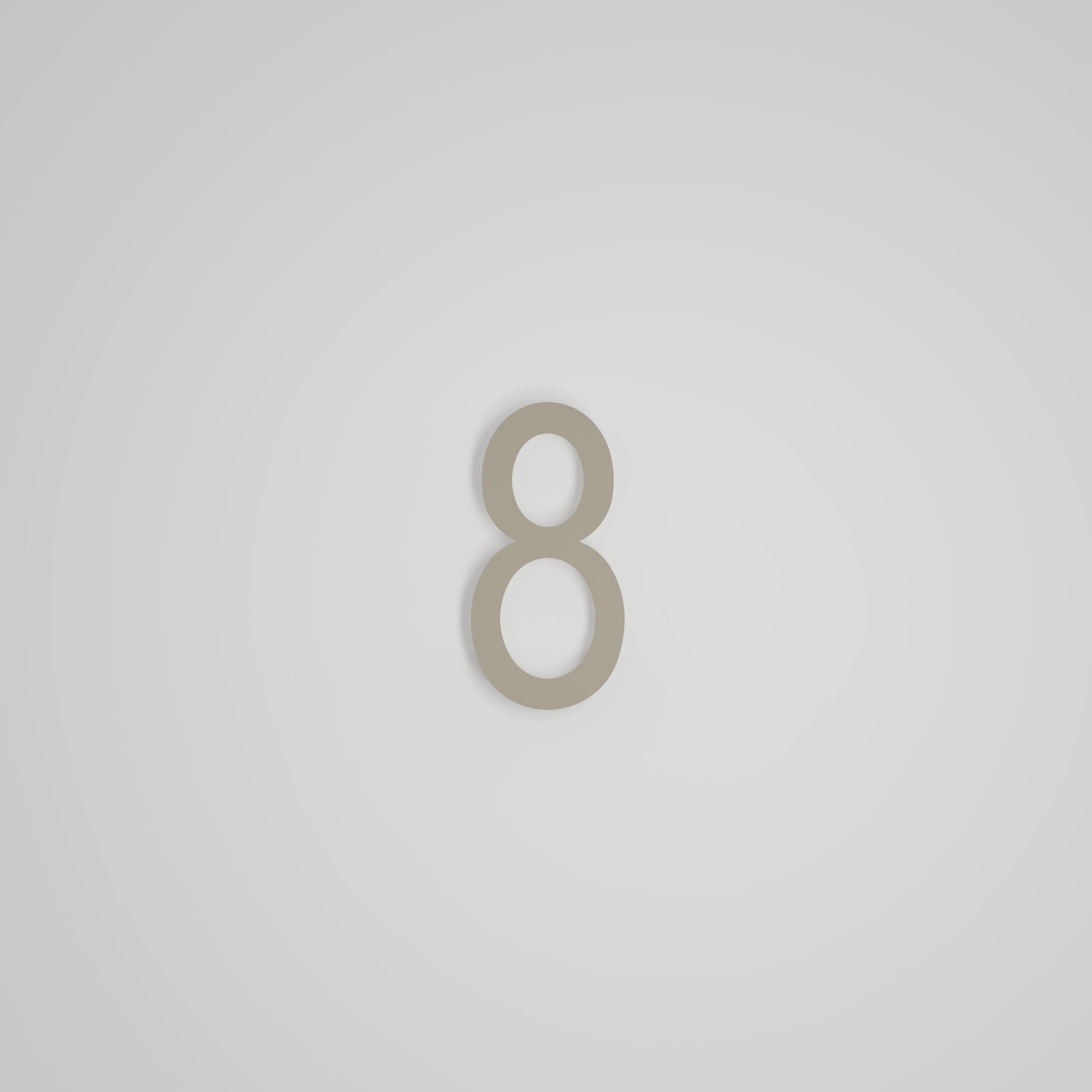 6 inch Floating Address Numbers [1711]