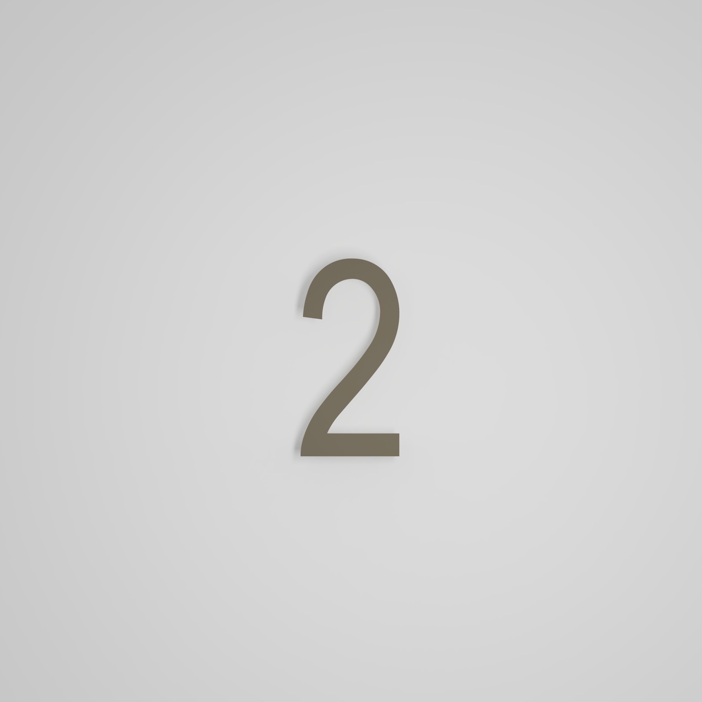 6 inch Floating Address Numbers [1711]