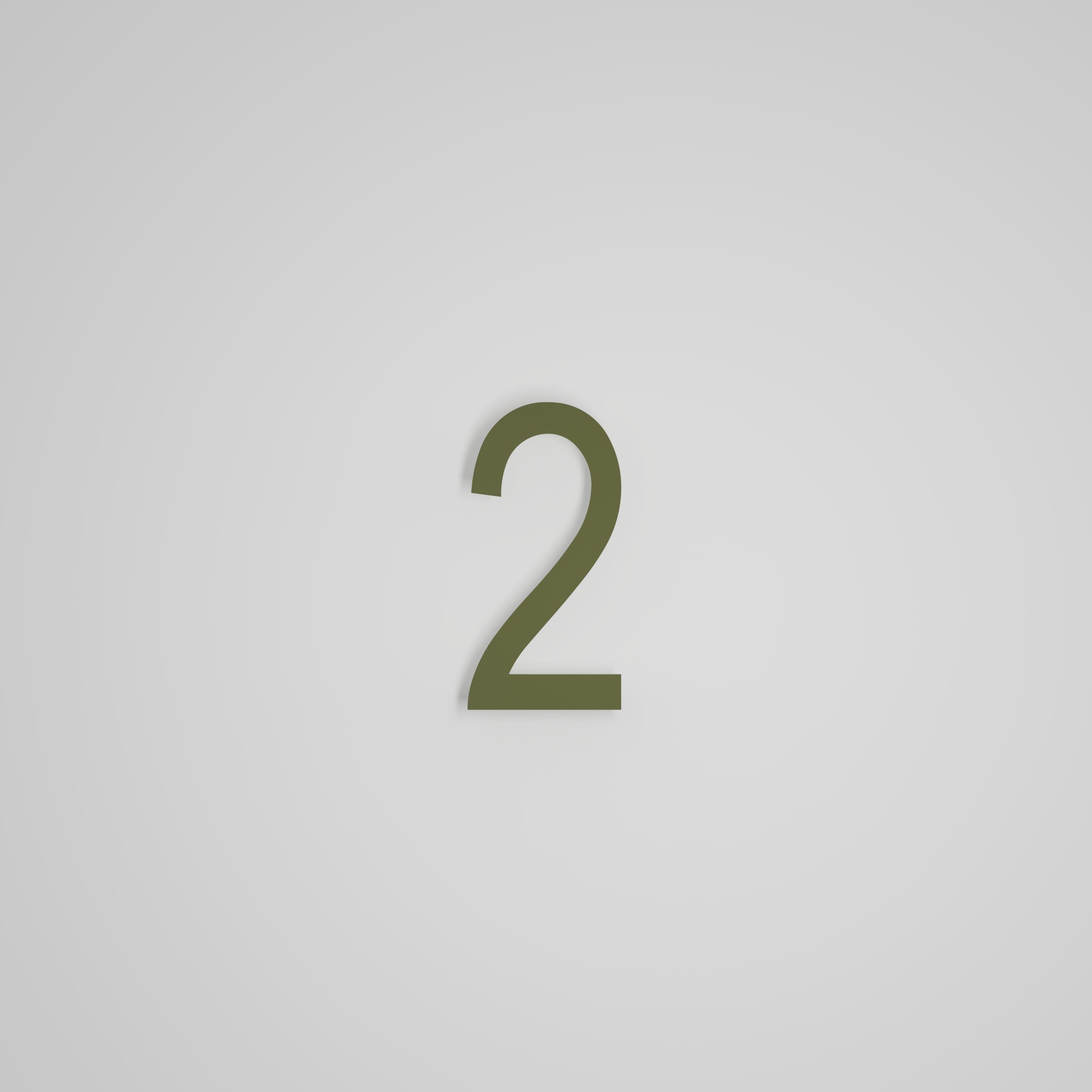 6 inch Floating Address Numbers [1711]
