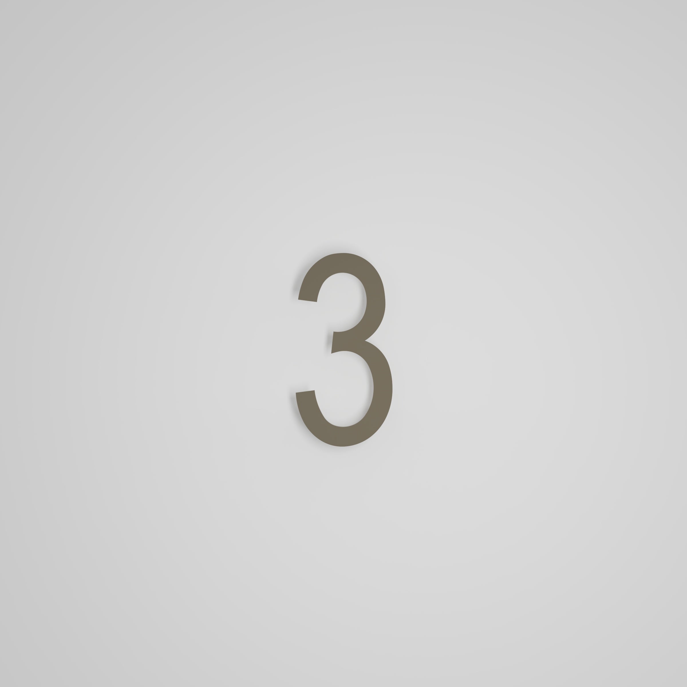 6 inch Floating Address Numbers [1711]