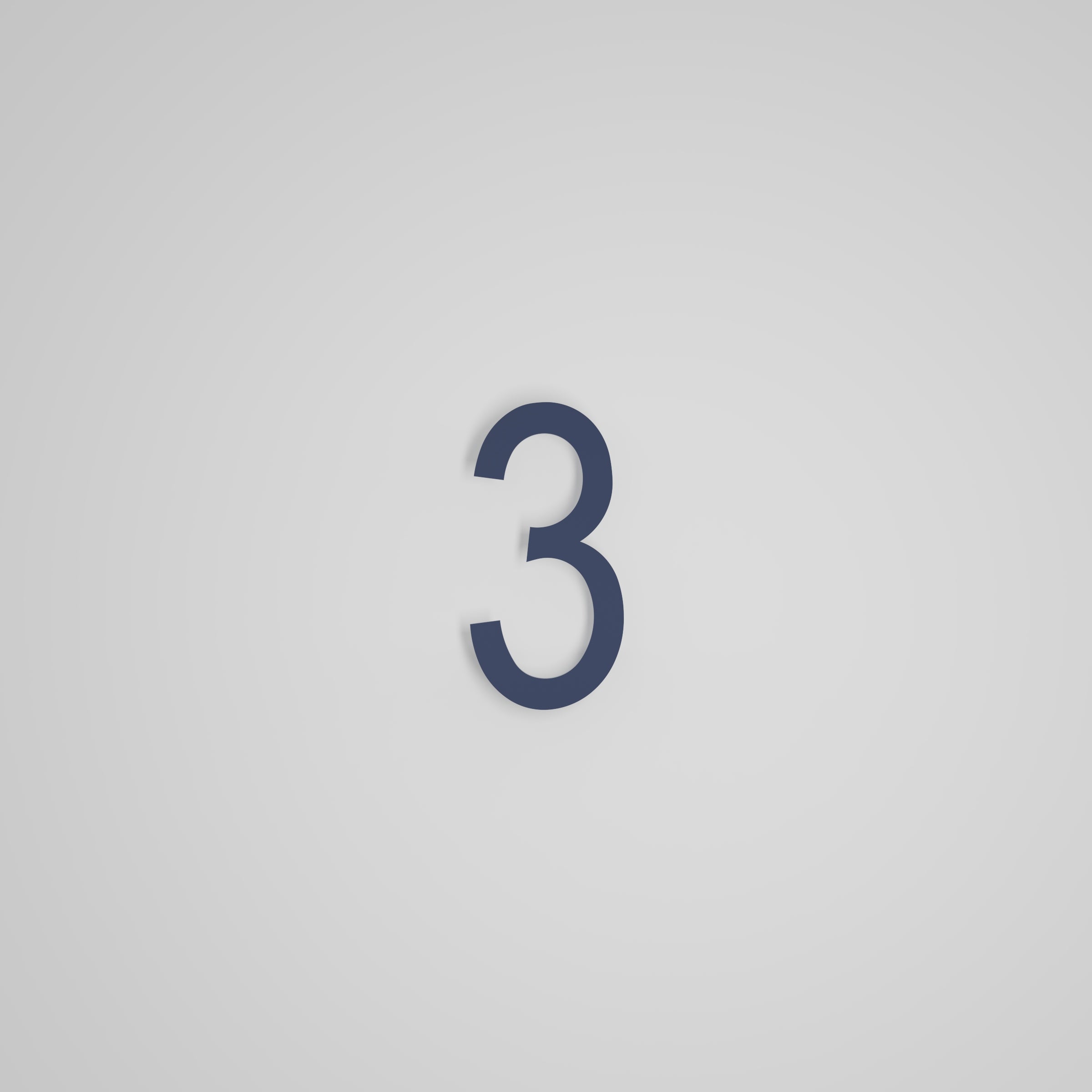 6 inch Floating Address Numbers [1711]