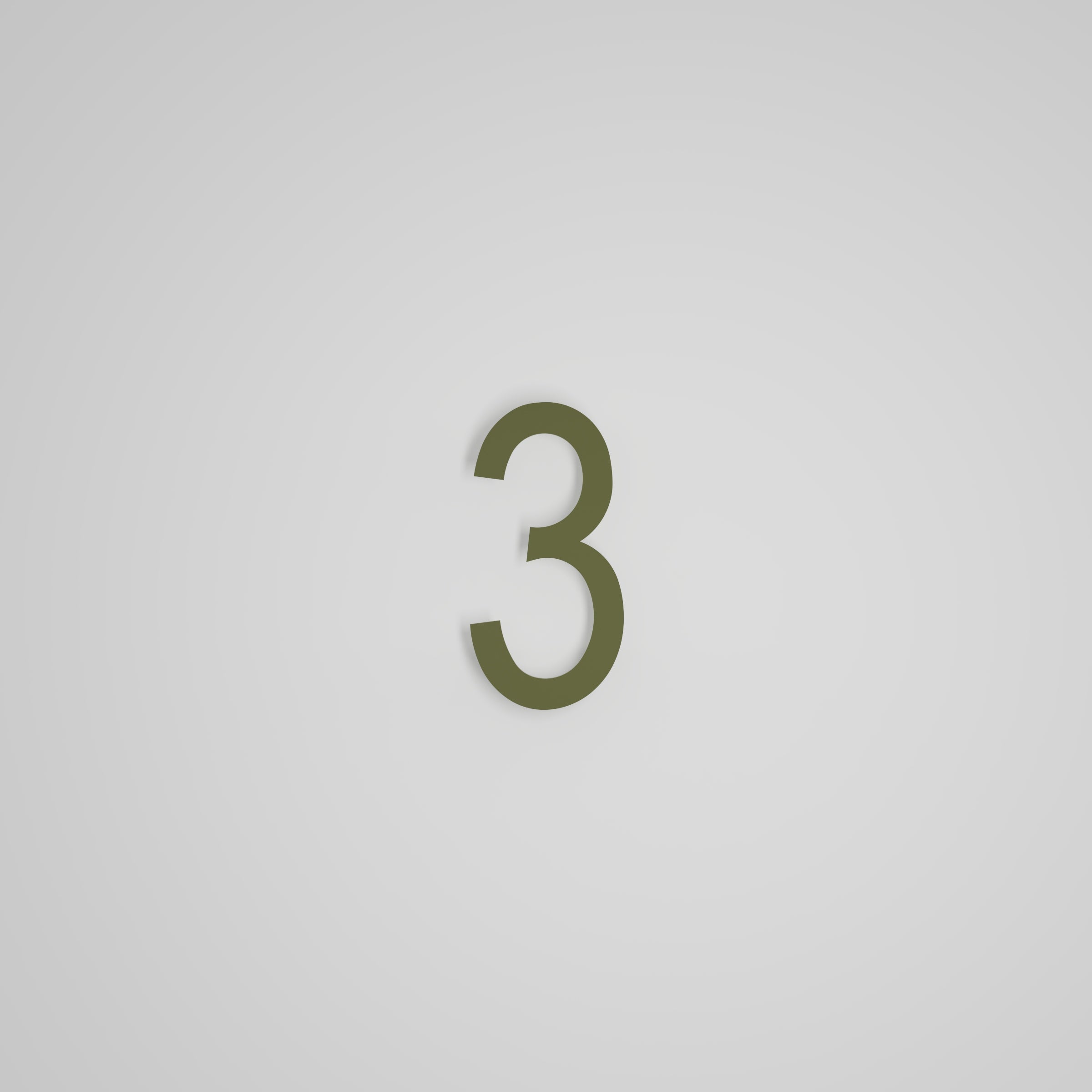 6 inch Floating Address Numbers [1711]