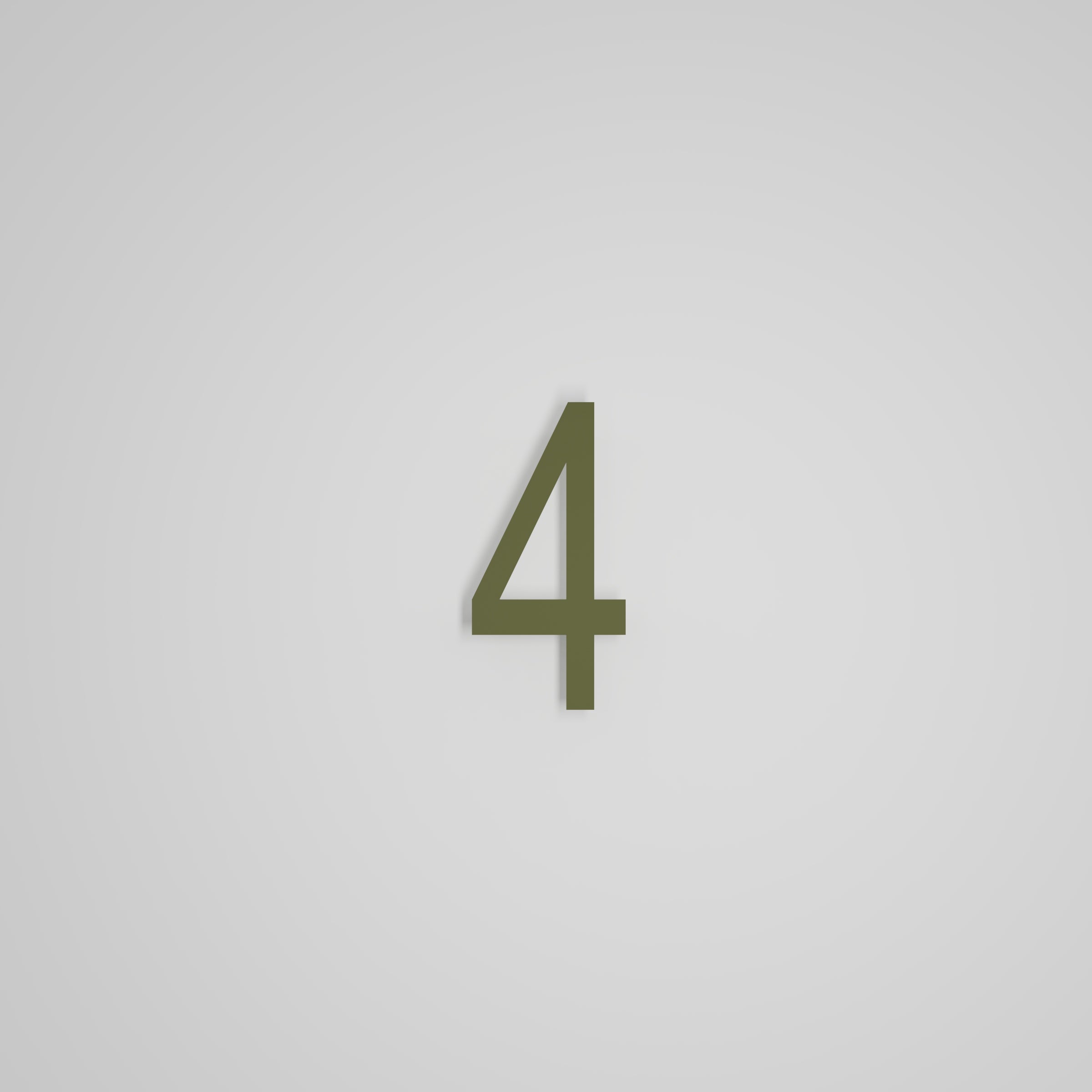 6 inch Floating Address Numbers [1711]
