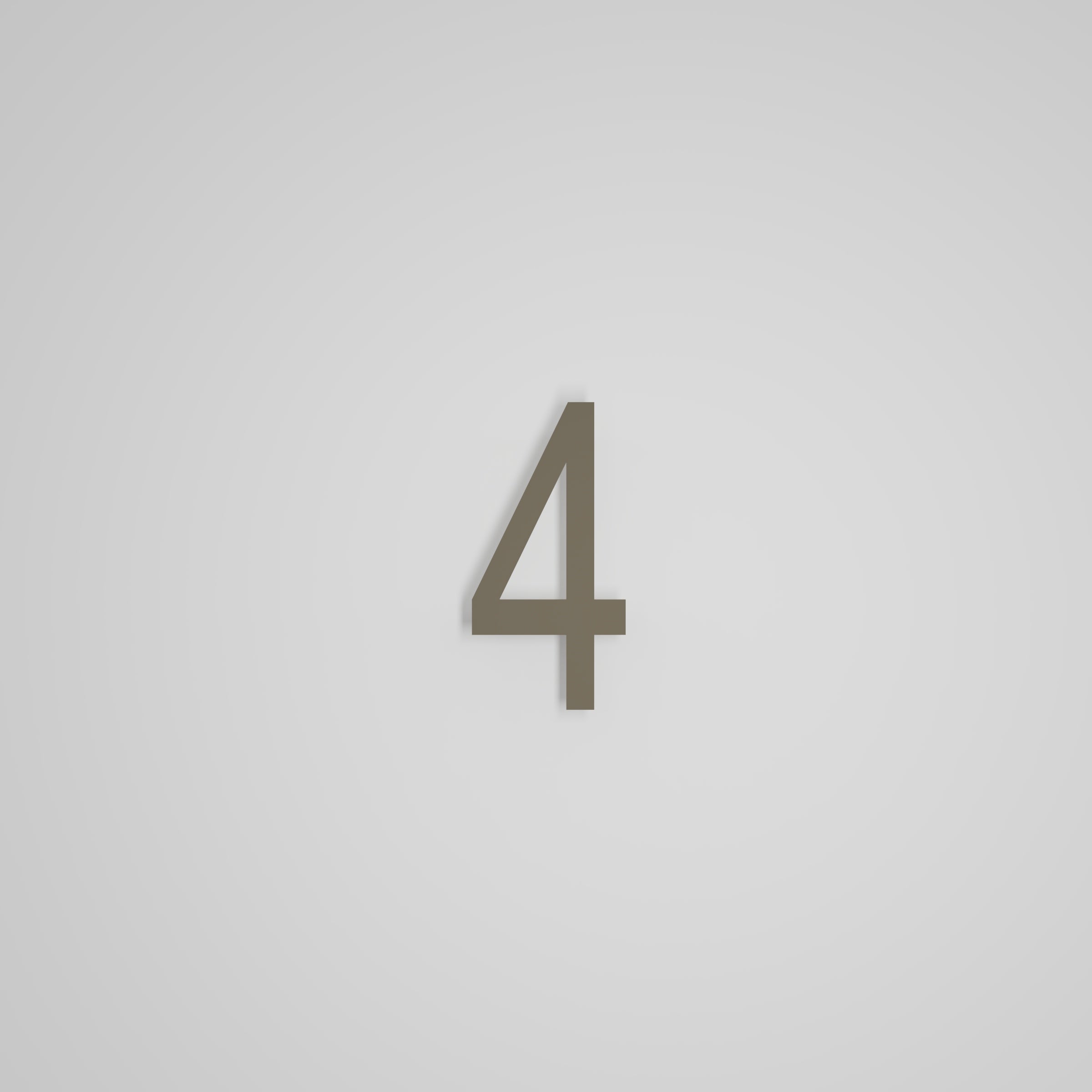 6 inch Floating Address Numbers [1711]