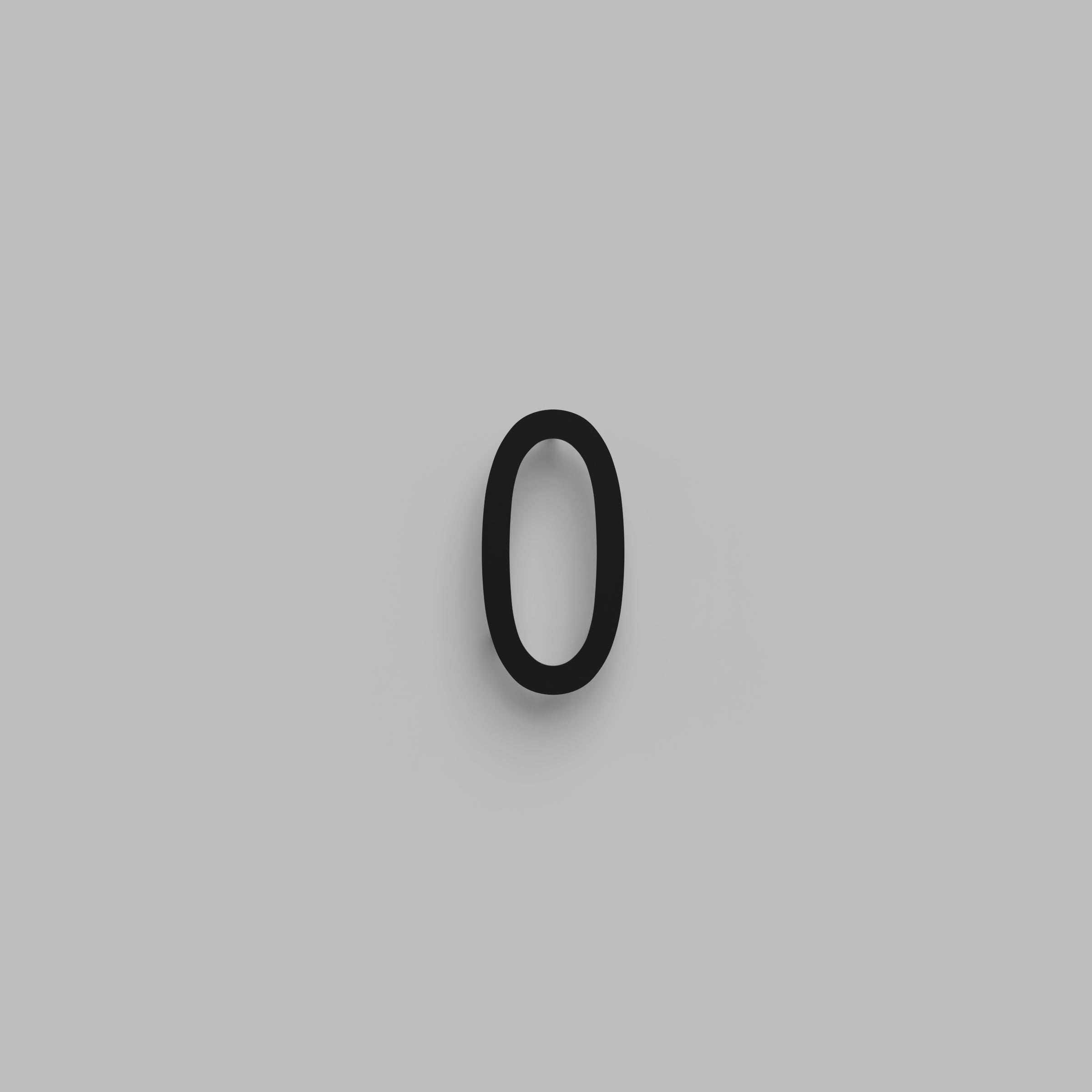 6 inch Floating Address Numbers [1711]