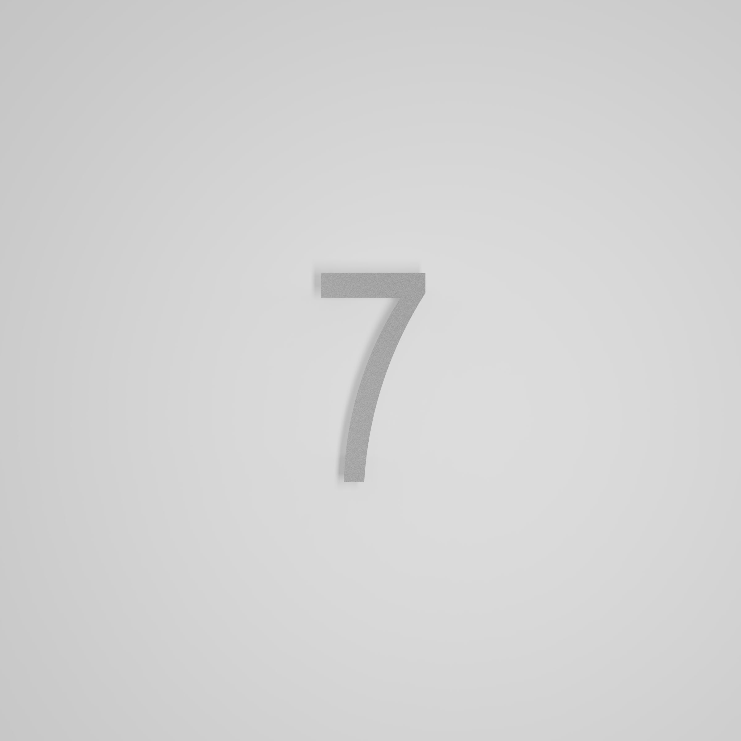 6 inch Floating Address Numbers [1711]