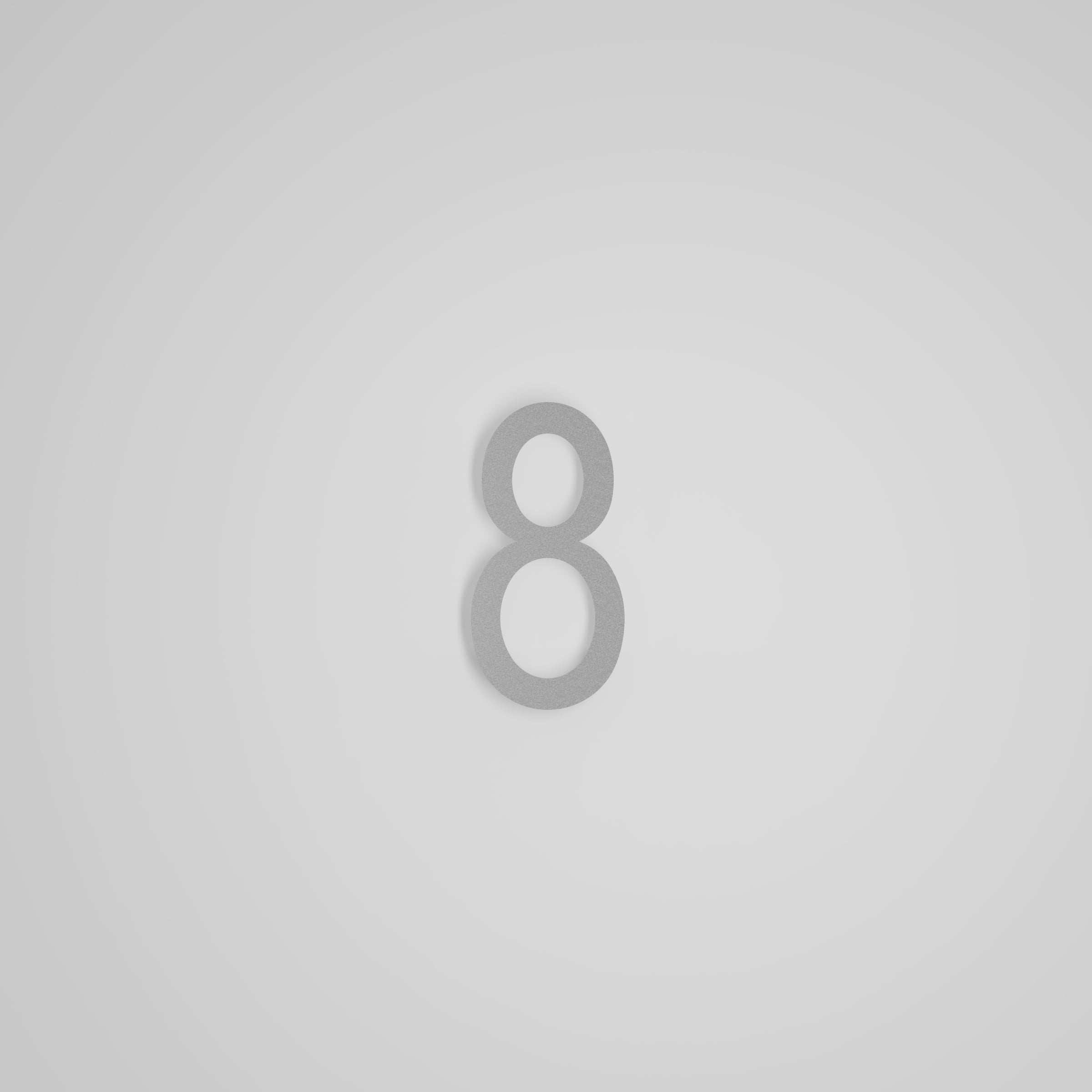 6 inch Floating Address Numbers [1711]