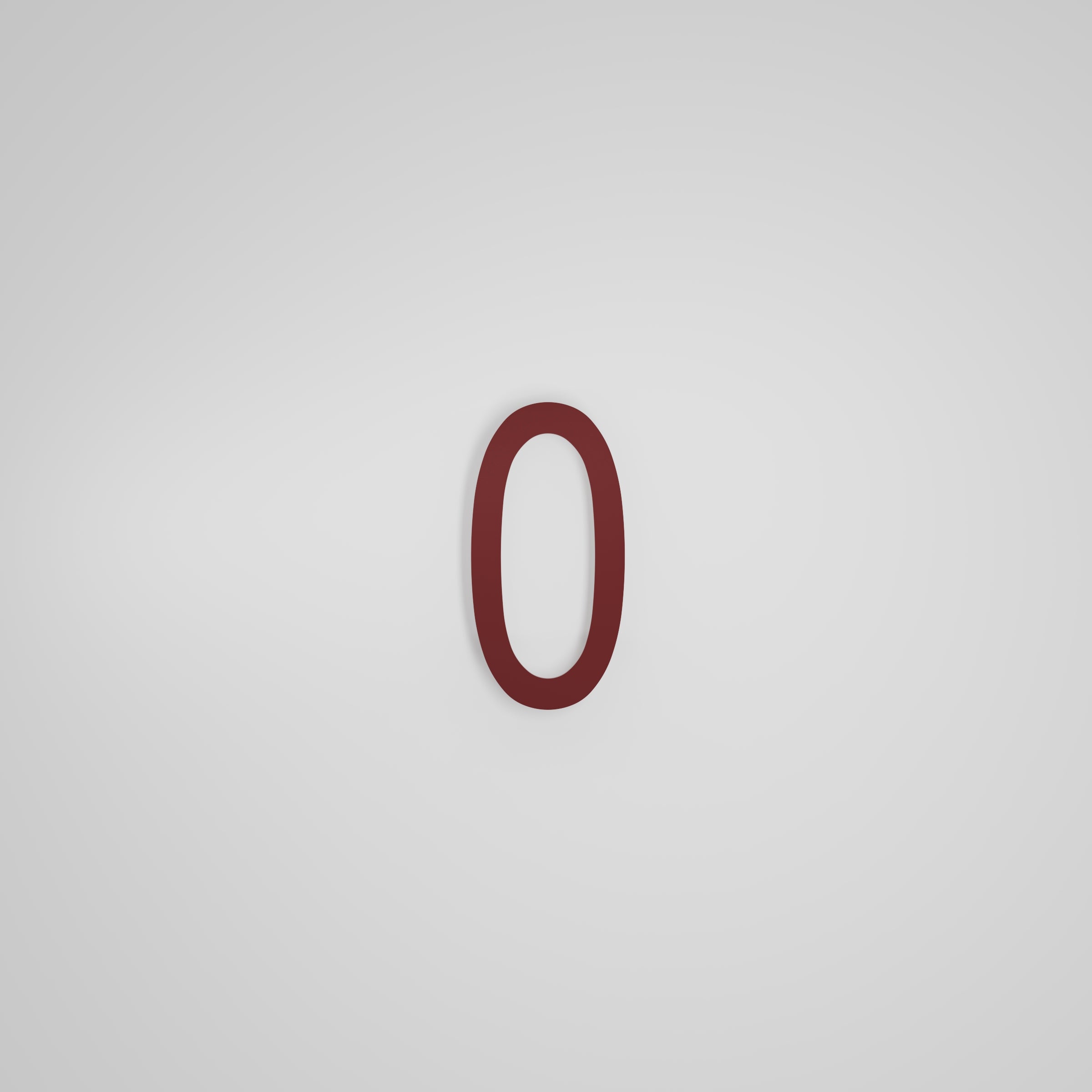 6 inch Floating Address Numbers [1711]