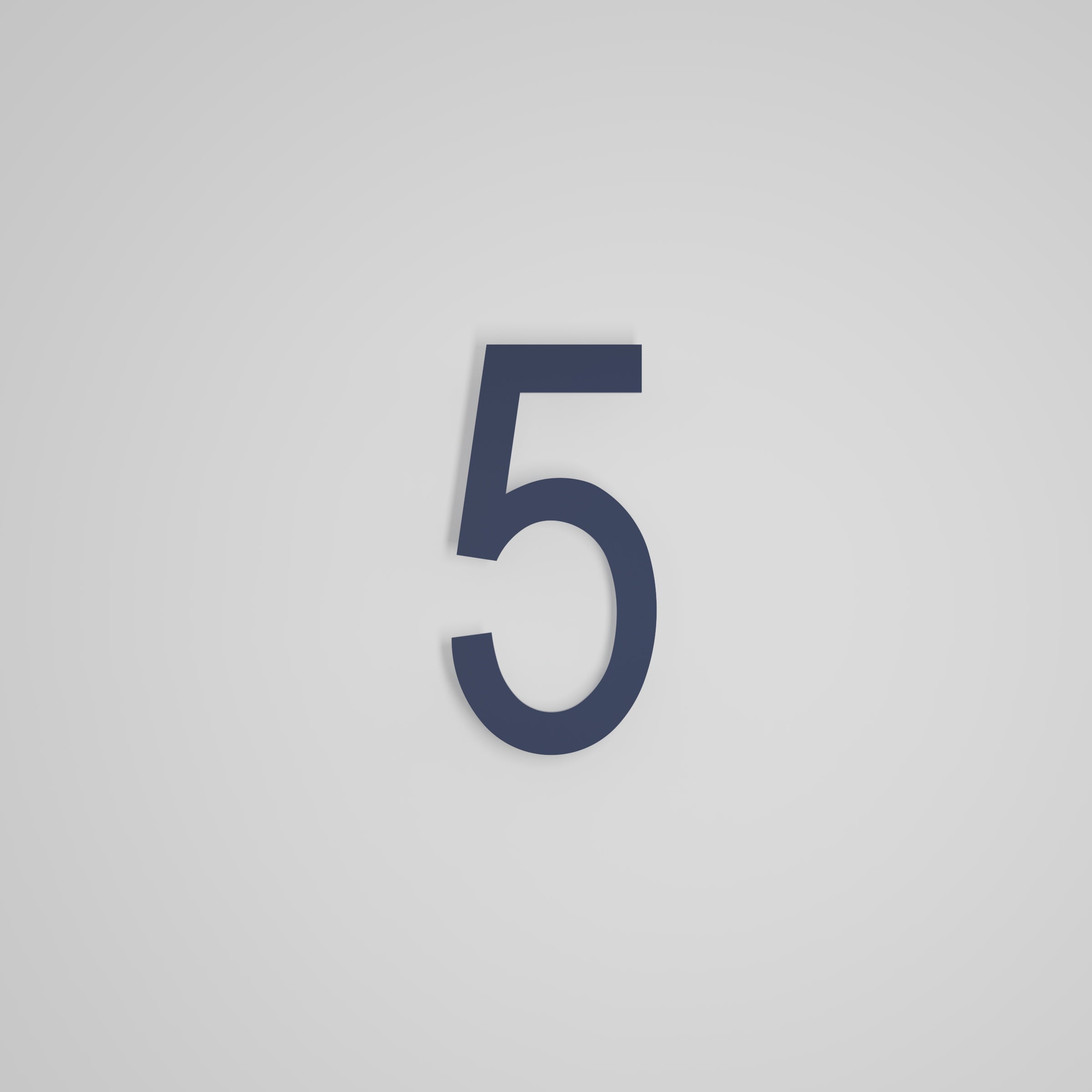 8 inch Floating Address Numbers