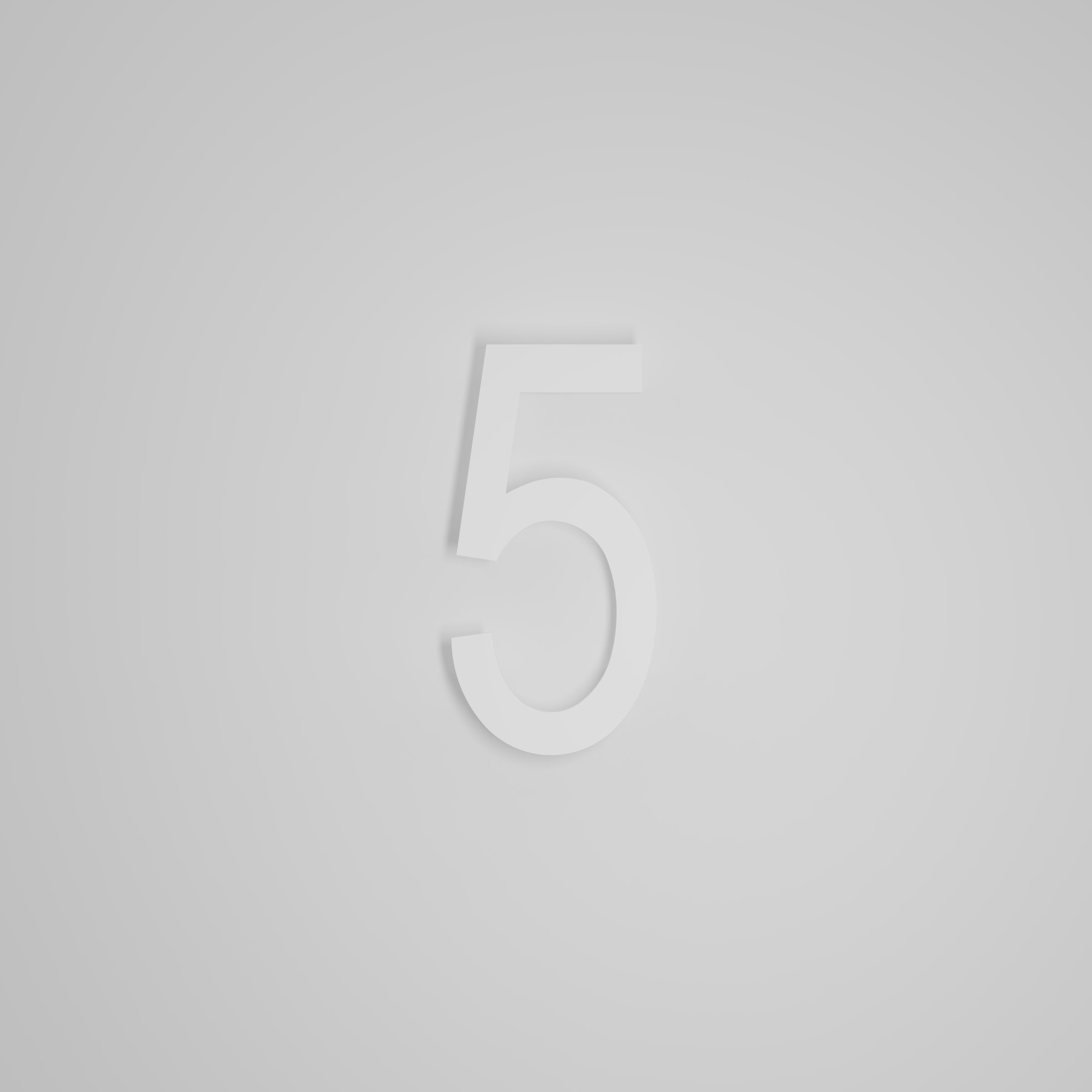 8 inch Floating Address Numbers