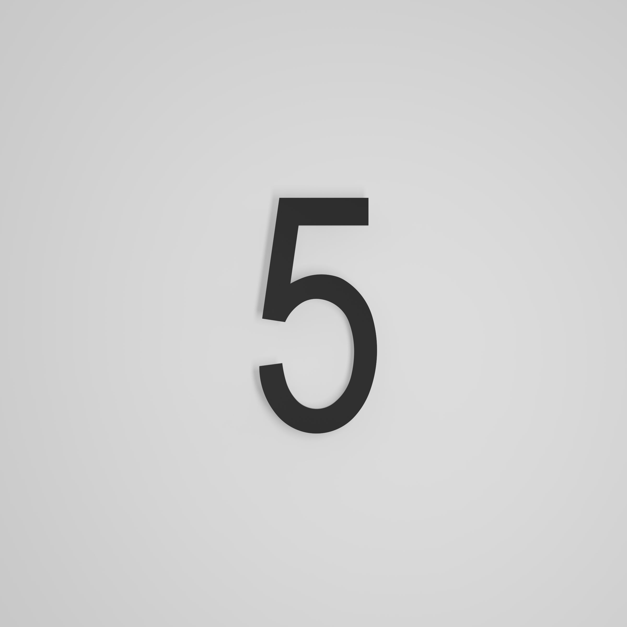 8 inch Floating Address Numbers