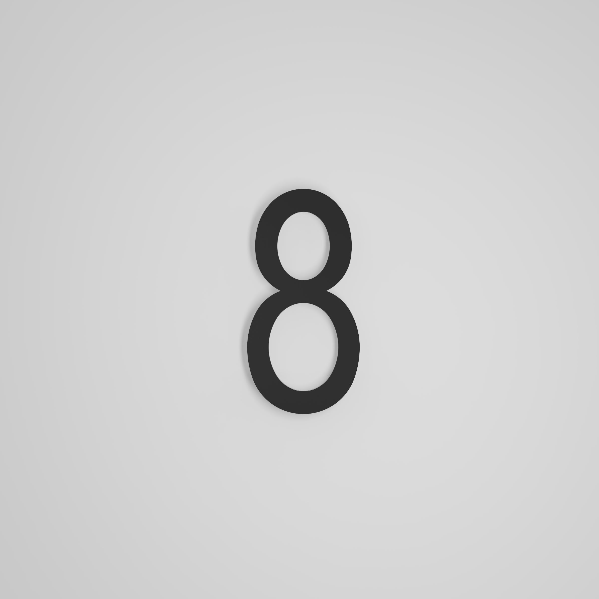 8 inch Floating Address Numbers