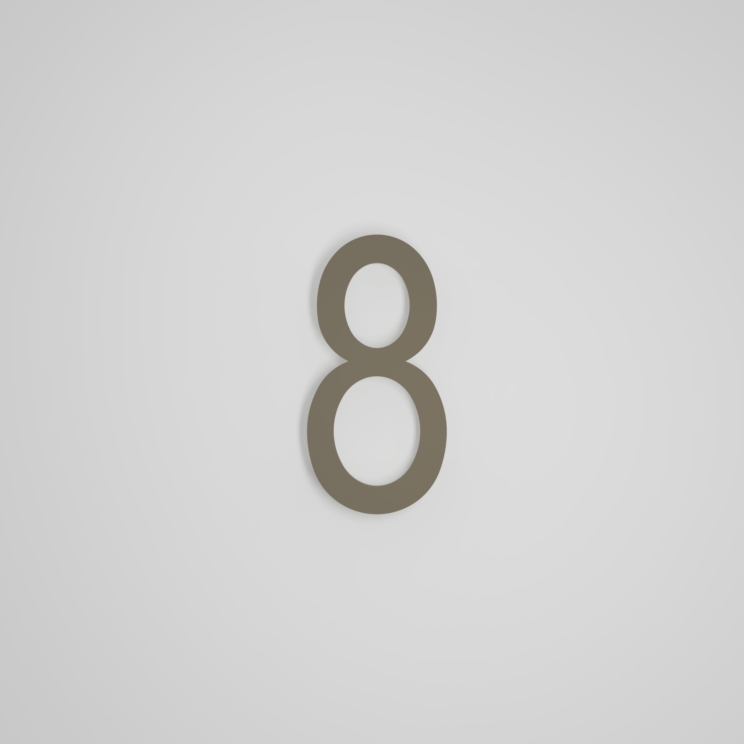 8 inch Floating Address Numbers