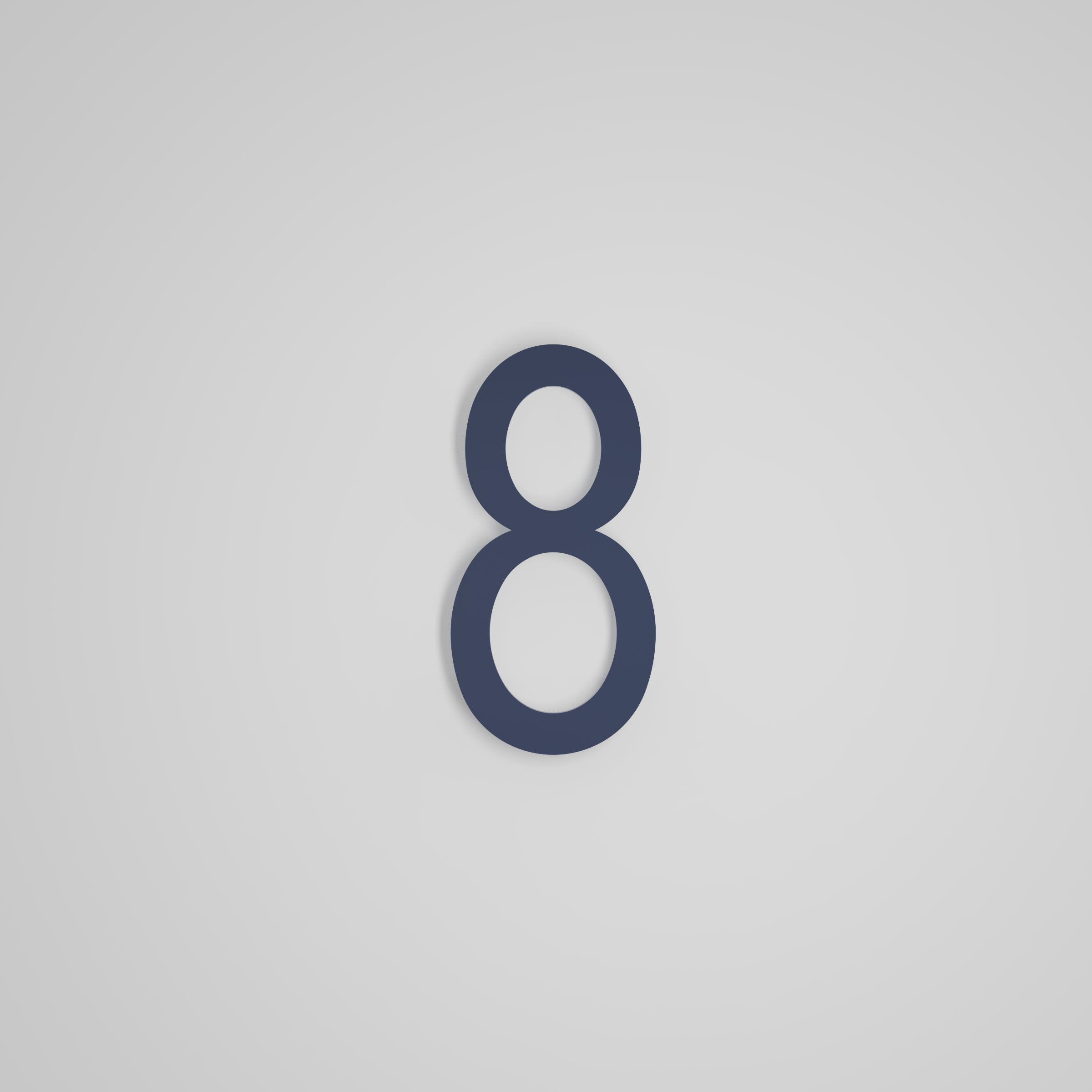 8 inch Floating Address Numbers
