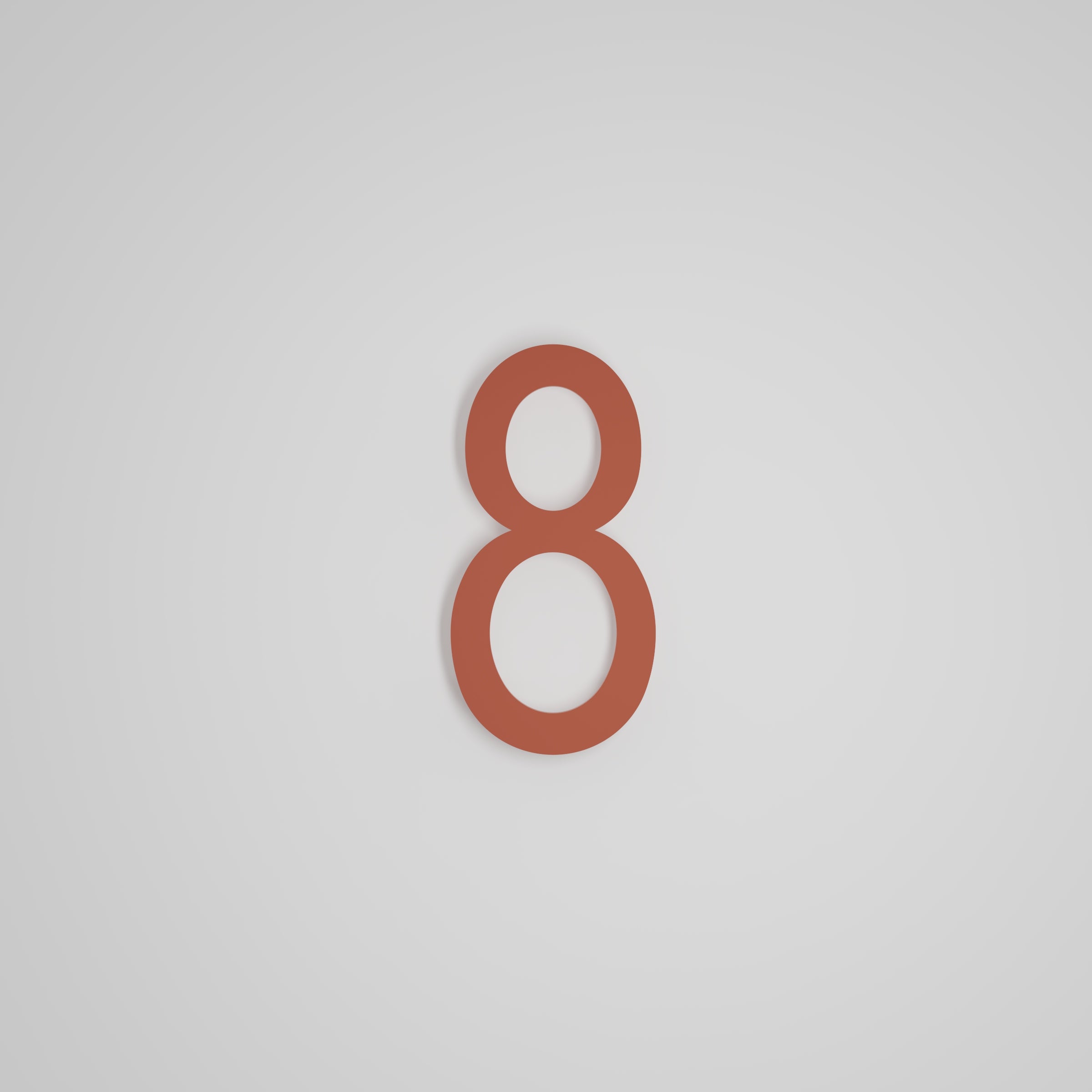 8 inch Floating Address Numbers
