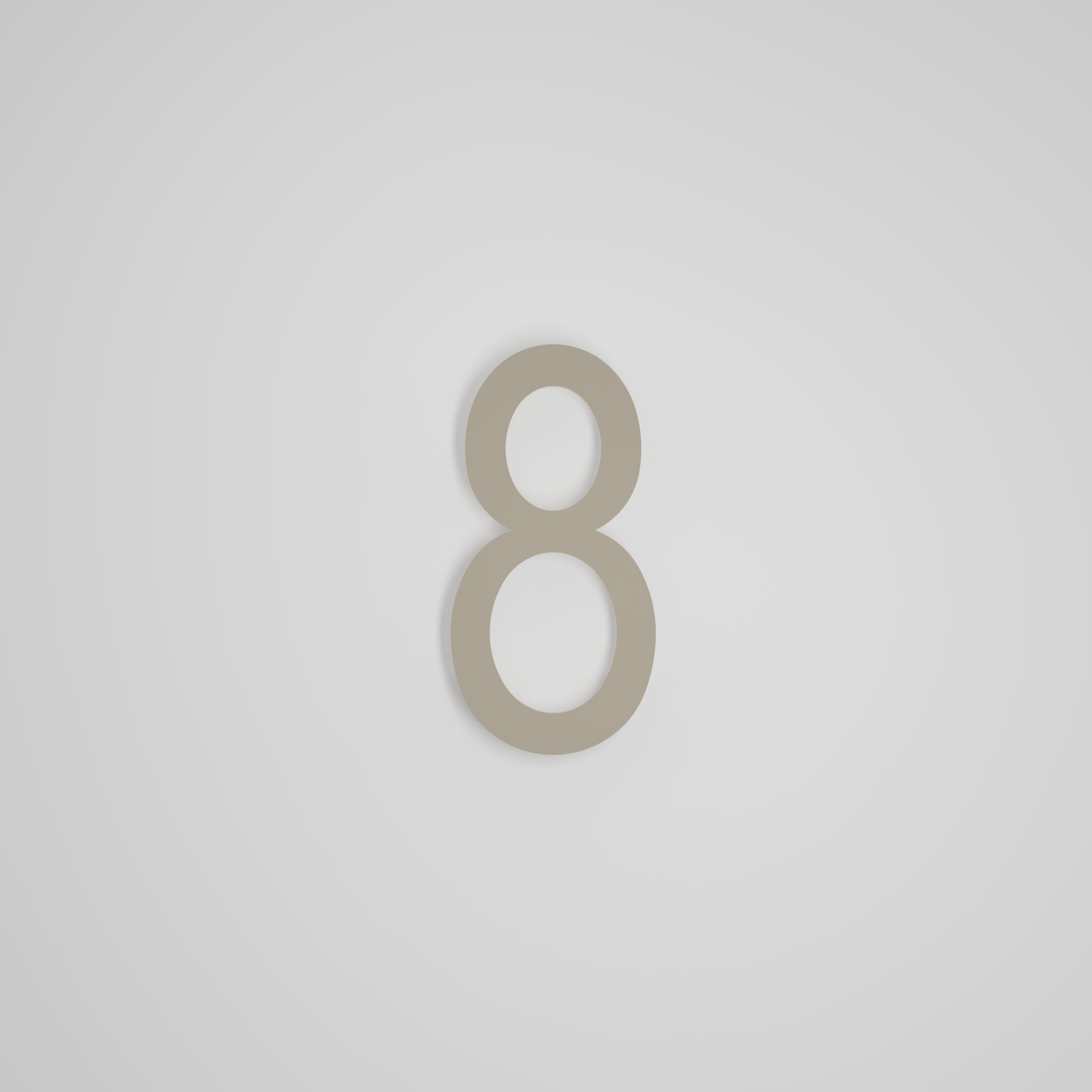 8 inch Floating Address Numbers