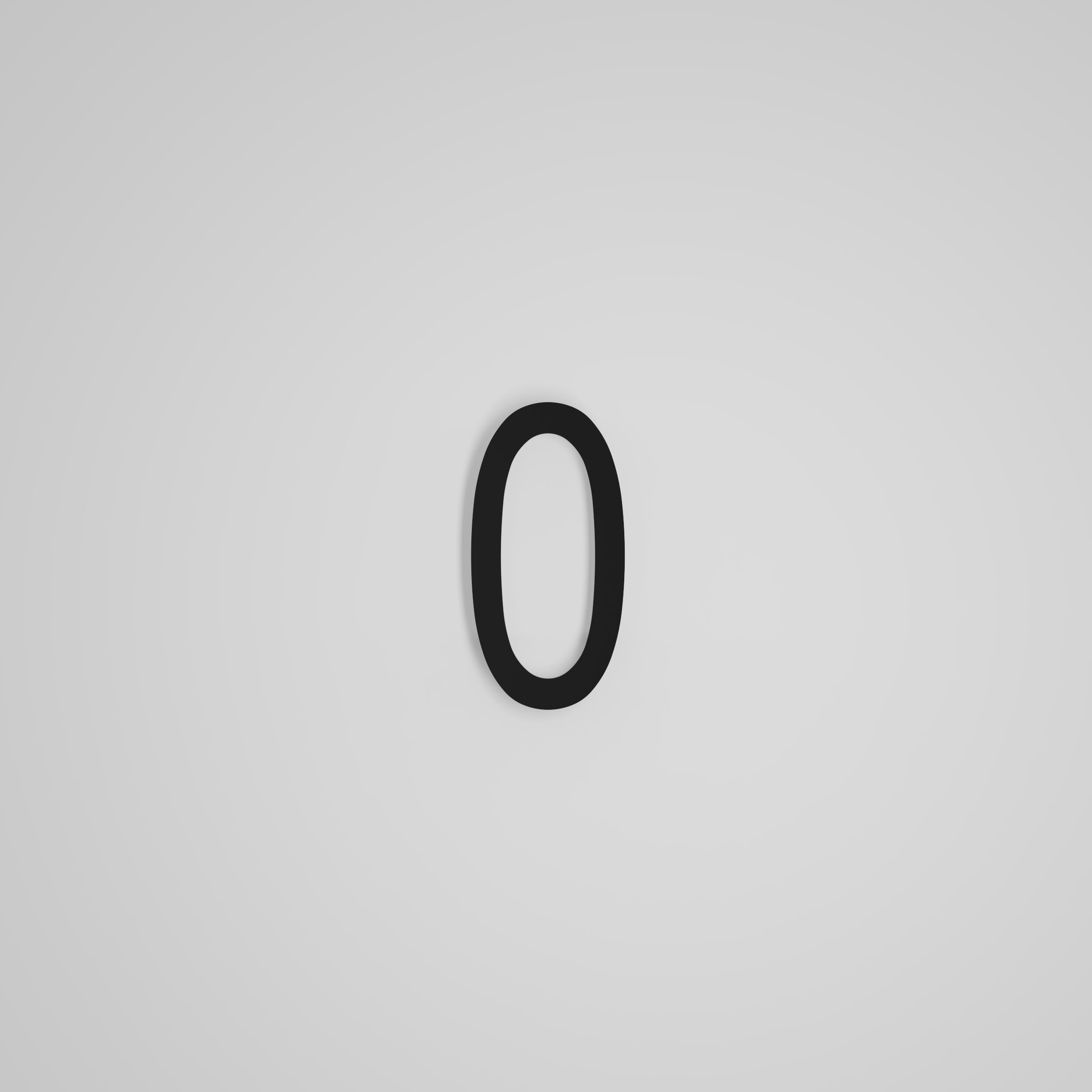 6 inch Floating Address Numbers [1711]