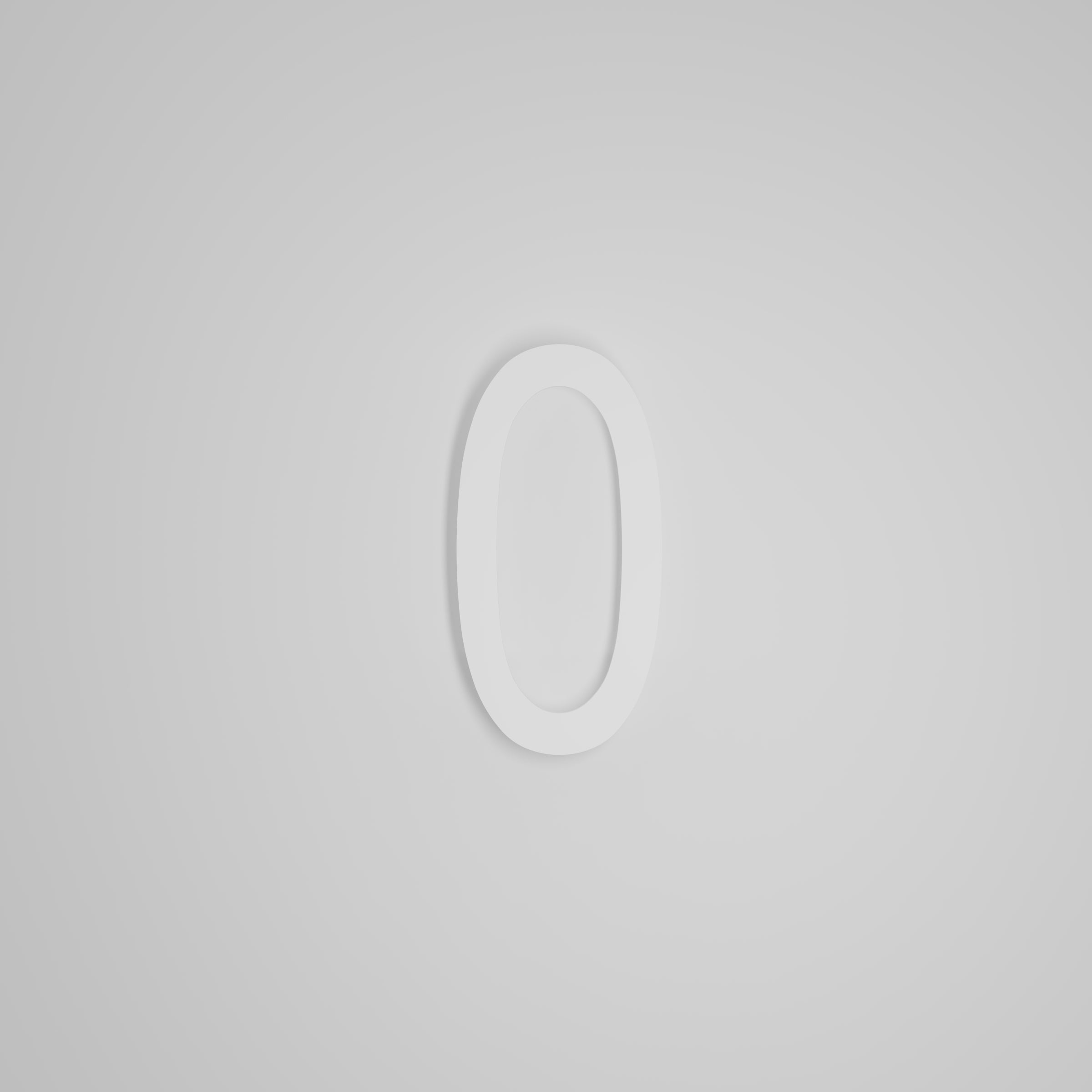 8 inch Floating Address Numbers