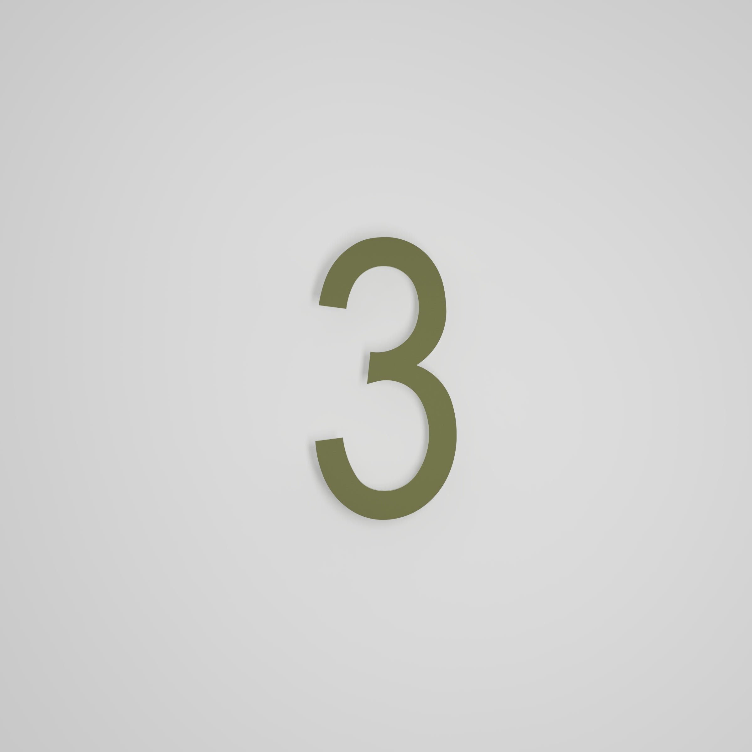 8 inch Floating Address Numbers