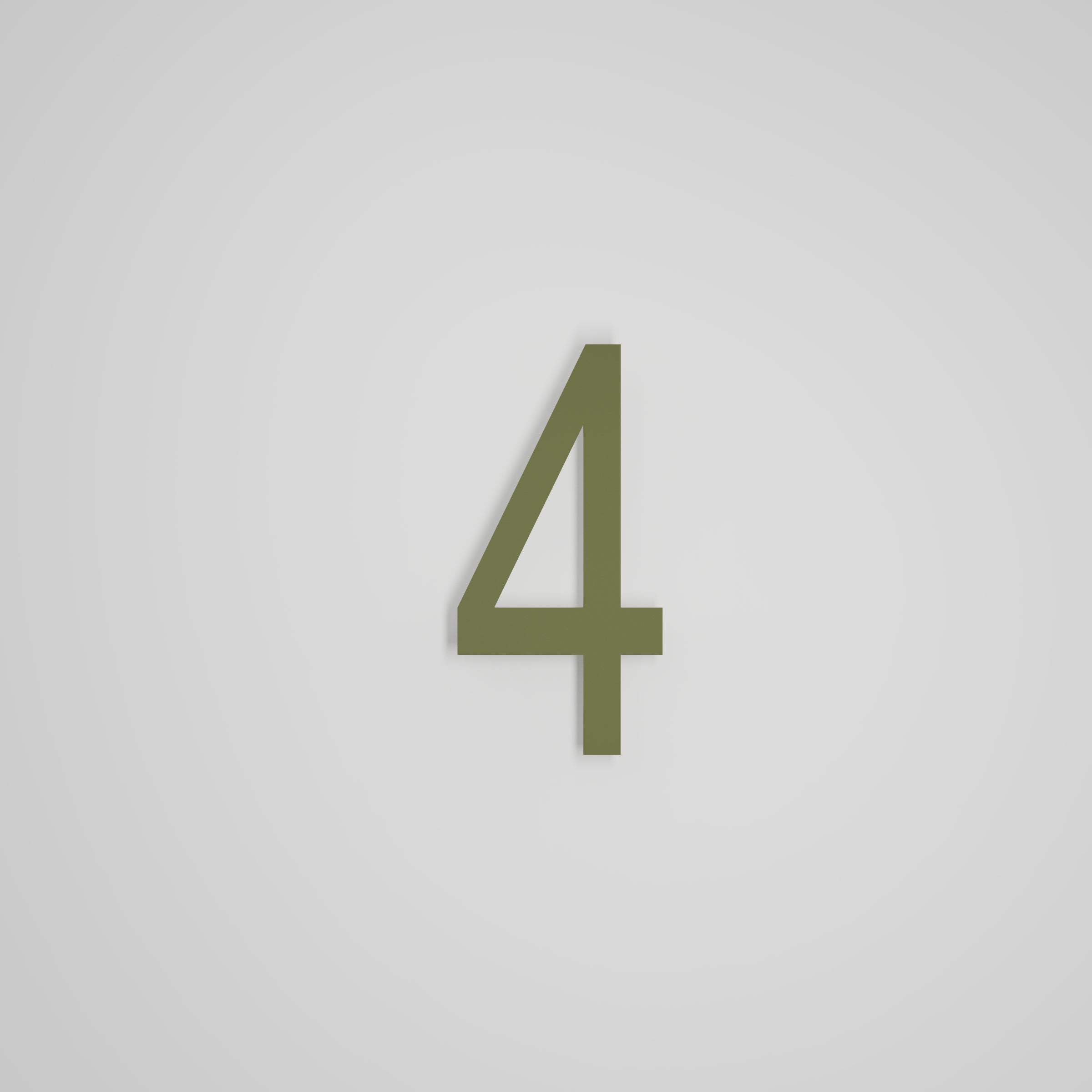 8 inch Floating Address Numbers