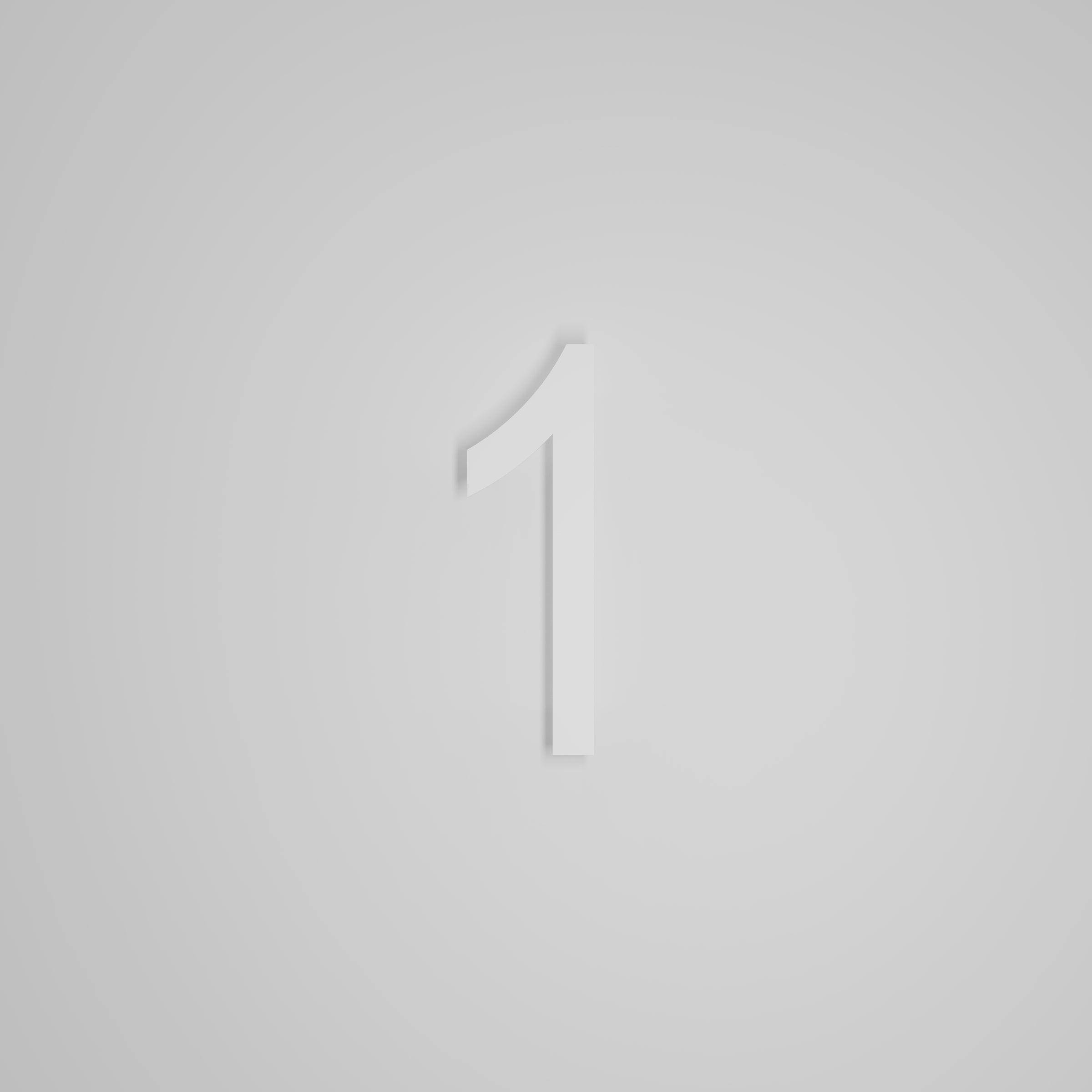 8 inch Floating Address Numbers