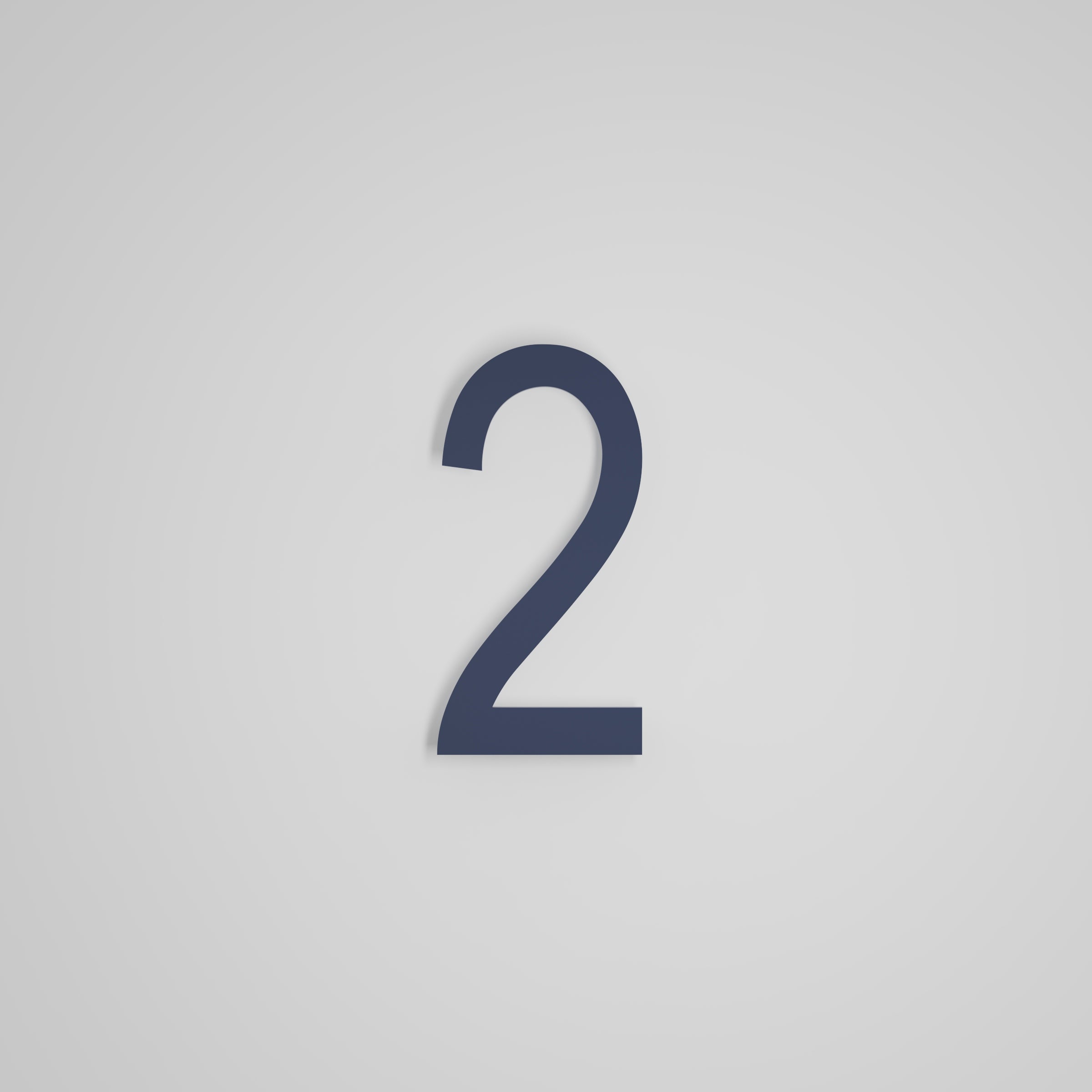 8 inch Floating Address Numbers