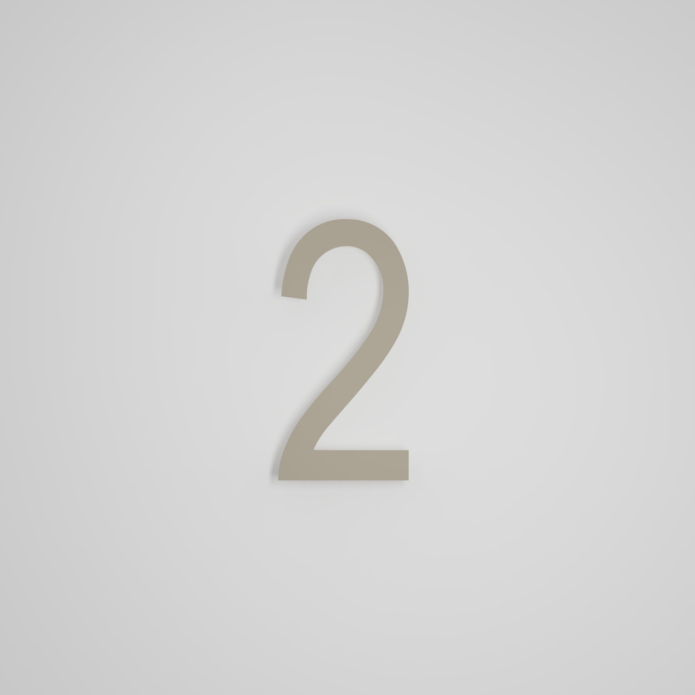 8 inch Floating Address Numbers