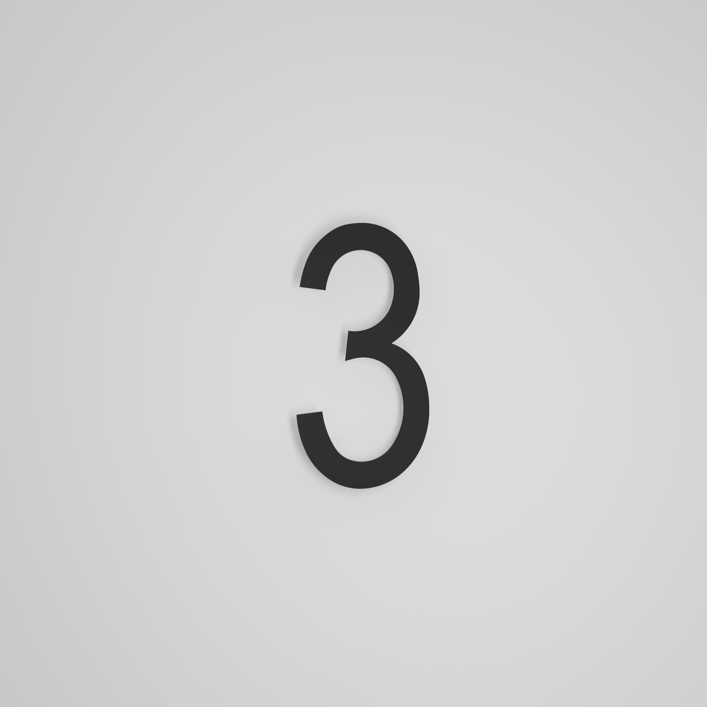 8 inch Floating Address Numbers