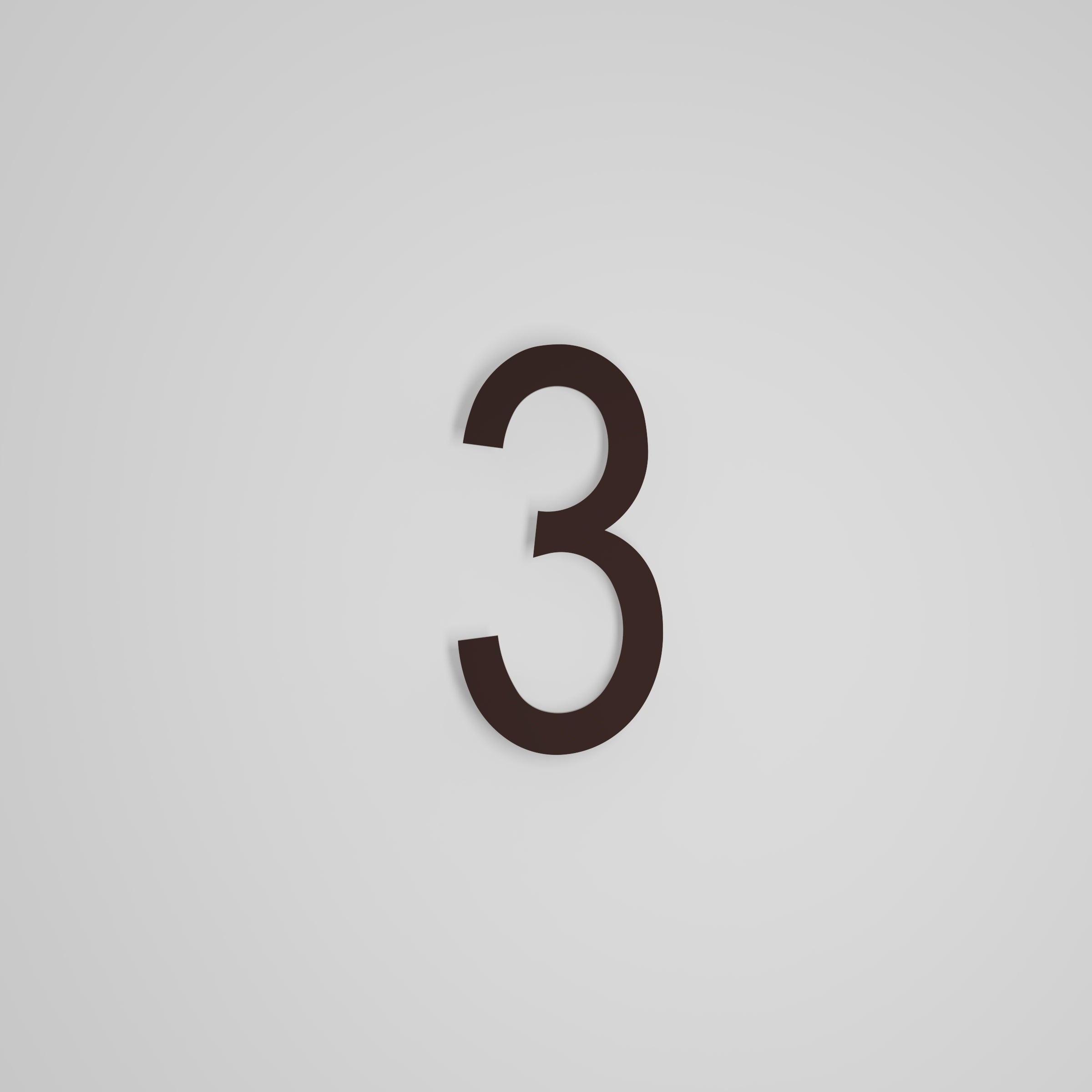 6 inch Floating Address Numbers [1711]