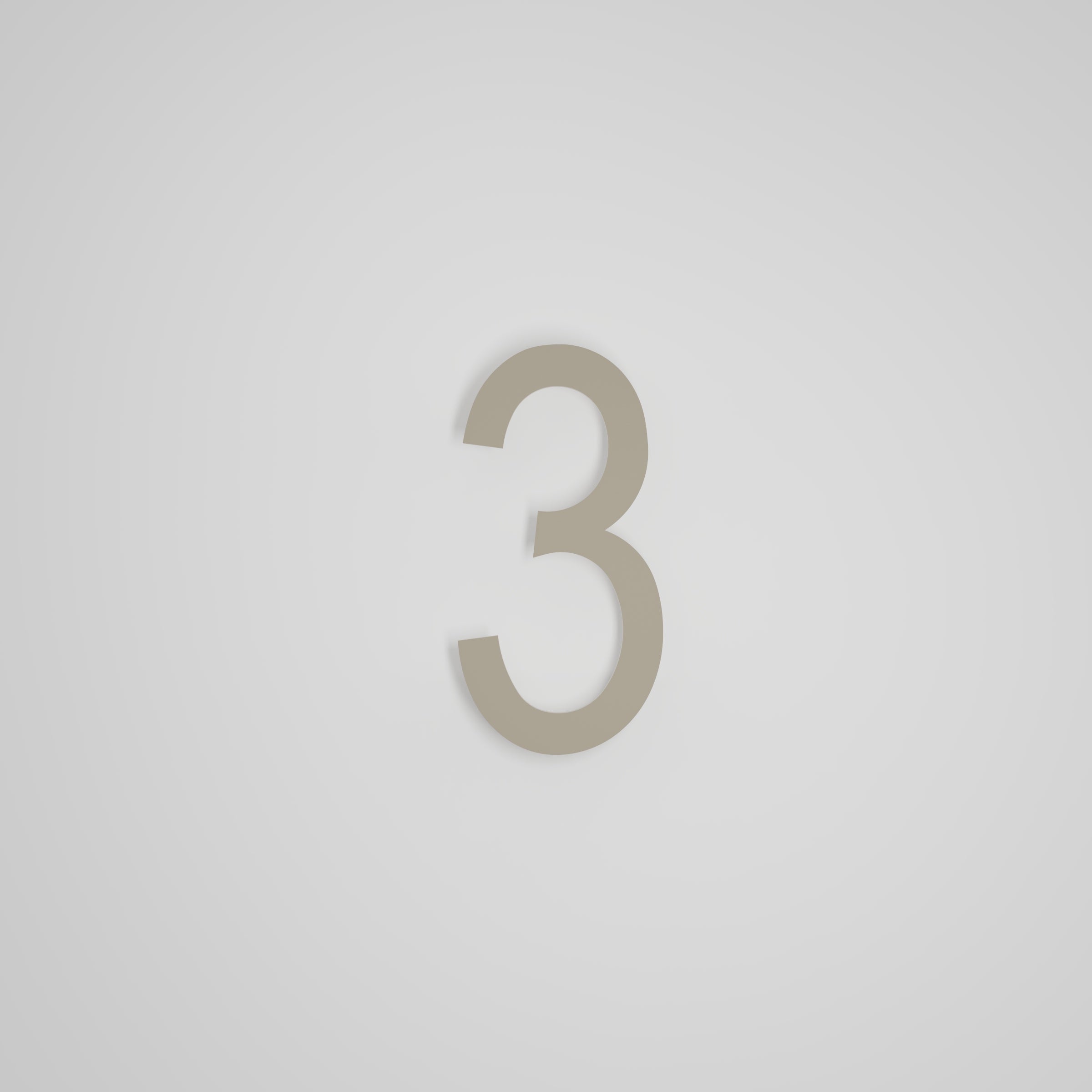 8 inch Floating Address Numbers