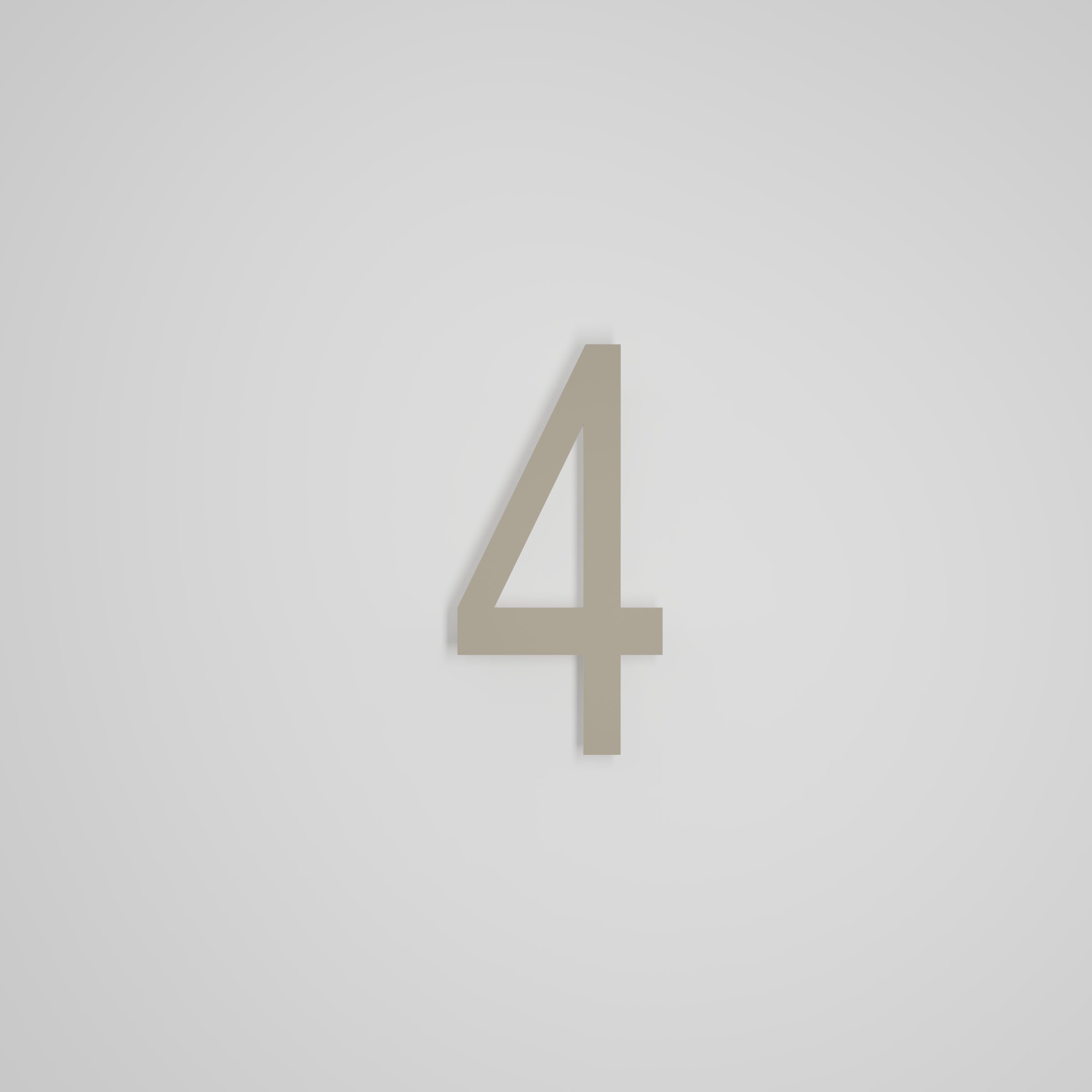 8 inch Floating Address Numbers