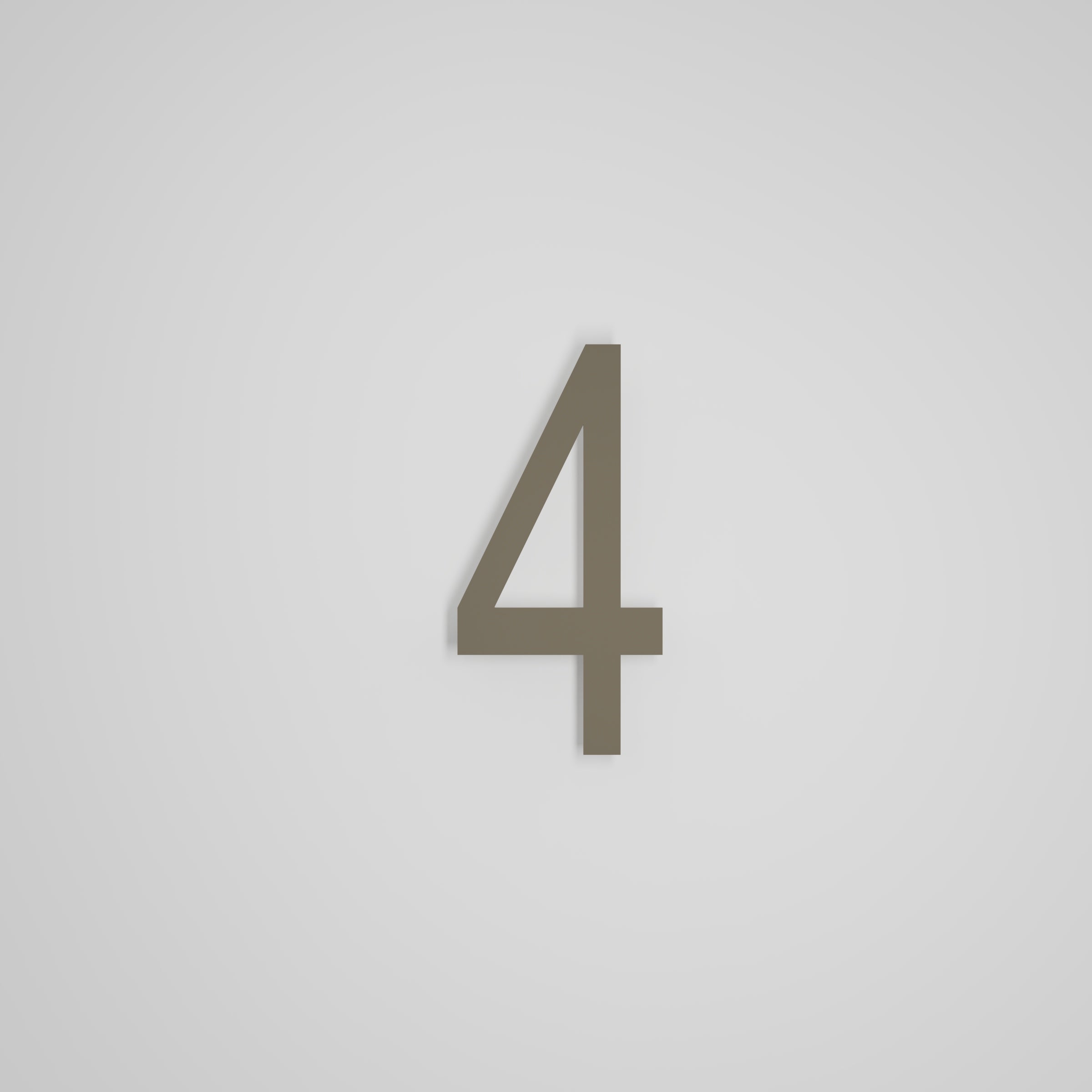 8 inch Floating Address Numbers