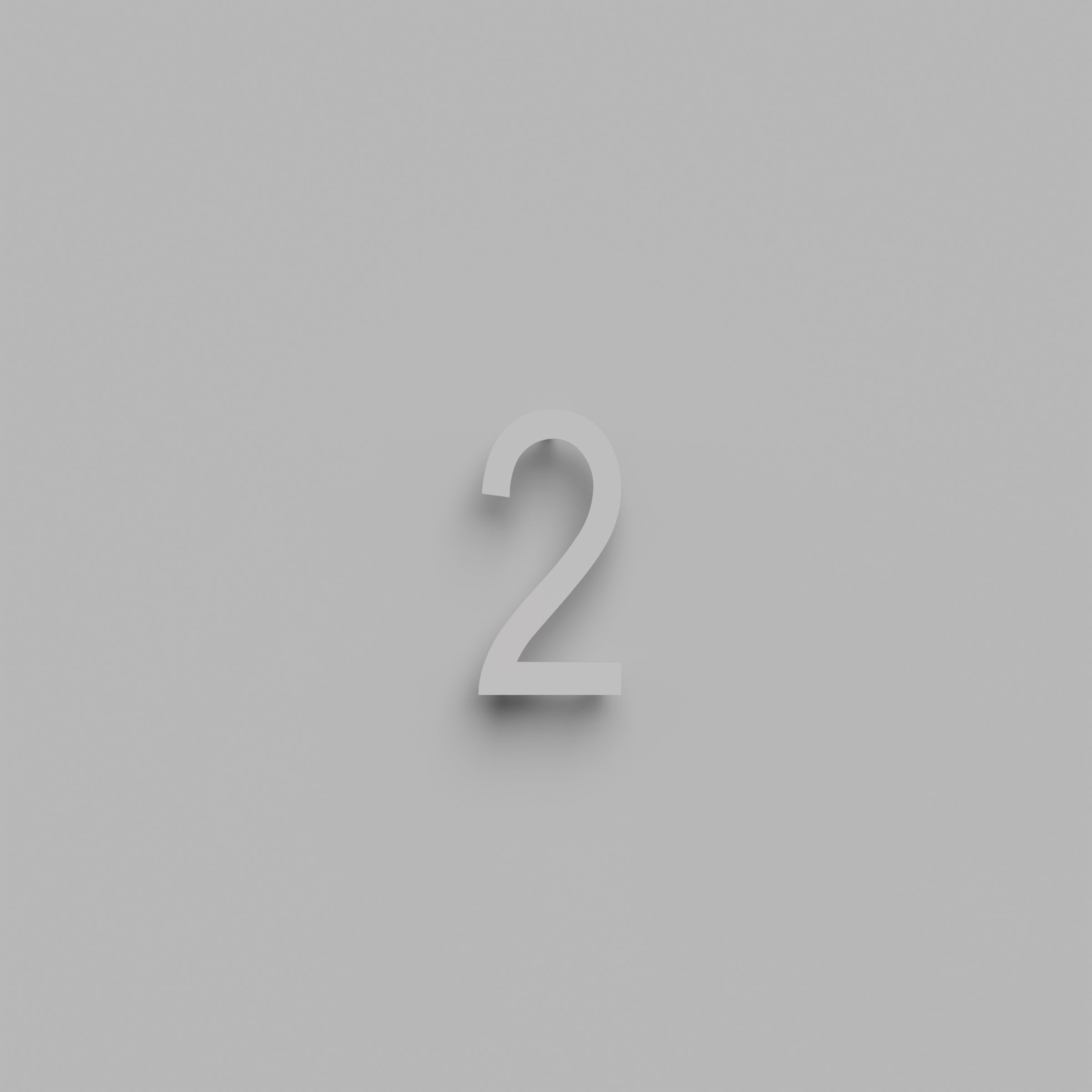 6 inch Floating Address Numbers [1711]